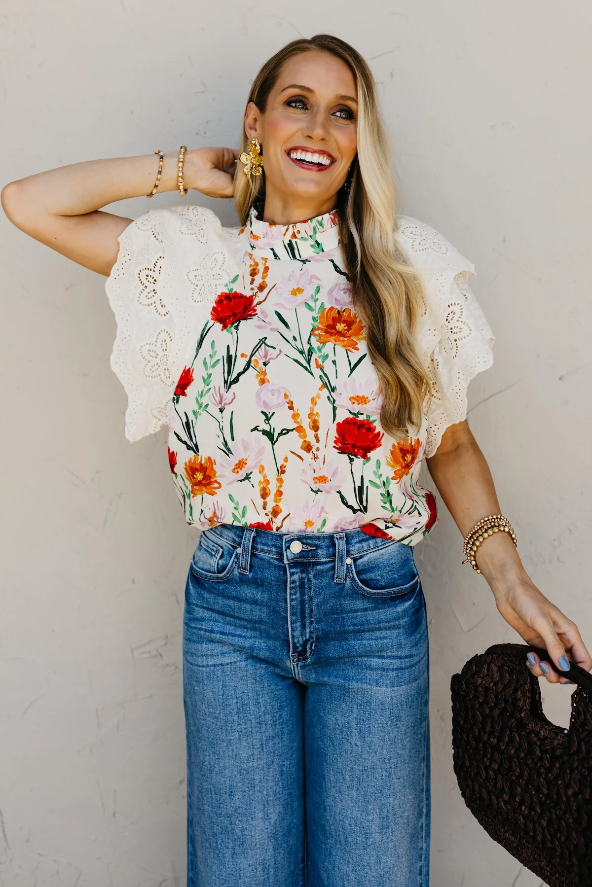 The Celeste Floral Lace Top - Image 6