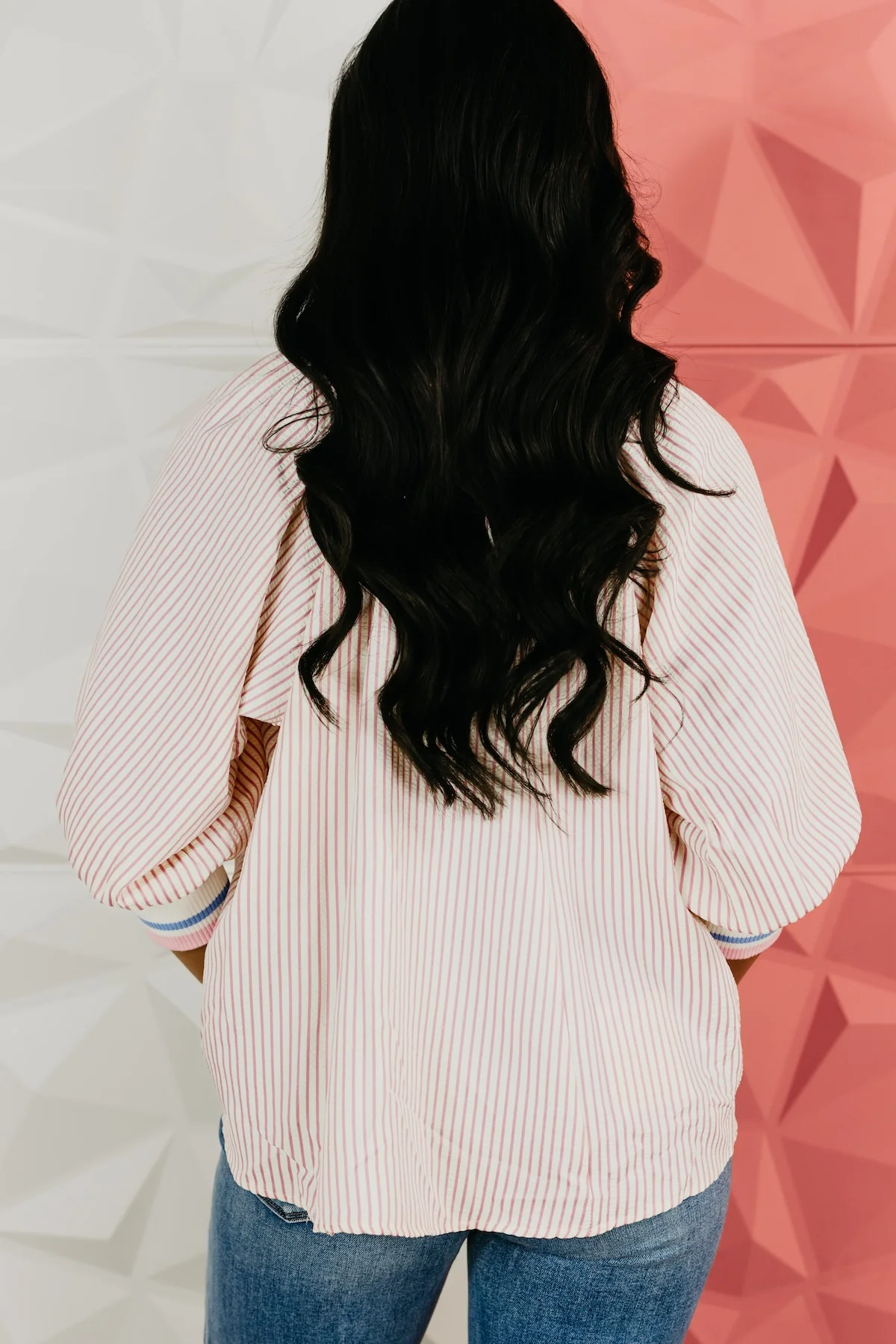 The Christopher Half Zip Striped Top - Image 9