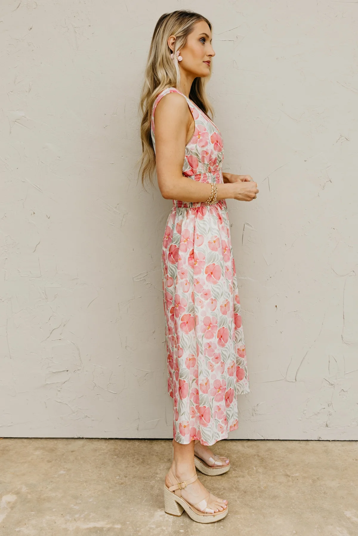 The Clayton Floral Zip Up Midi Dress - Image 8