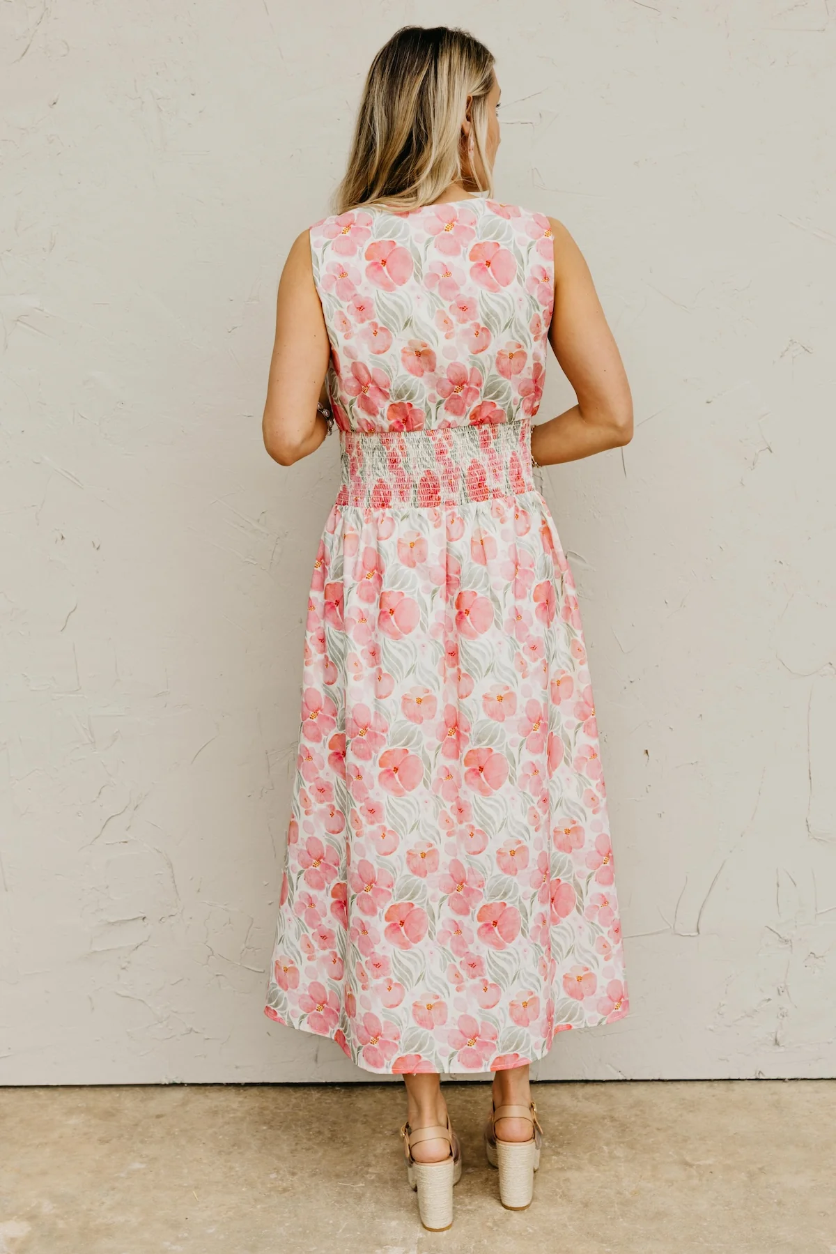 The Clayton Floral Zip Up Midi Dress - Image 9