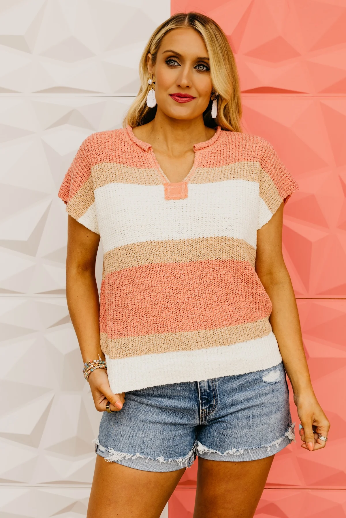 The Colt Color Block Raglan Sweater Top - Image 9