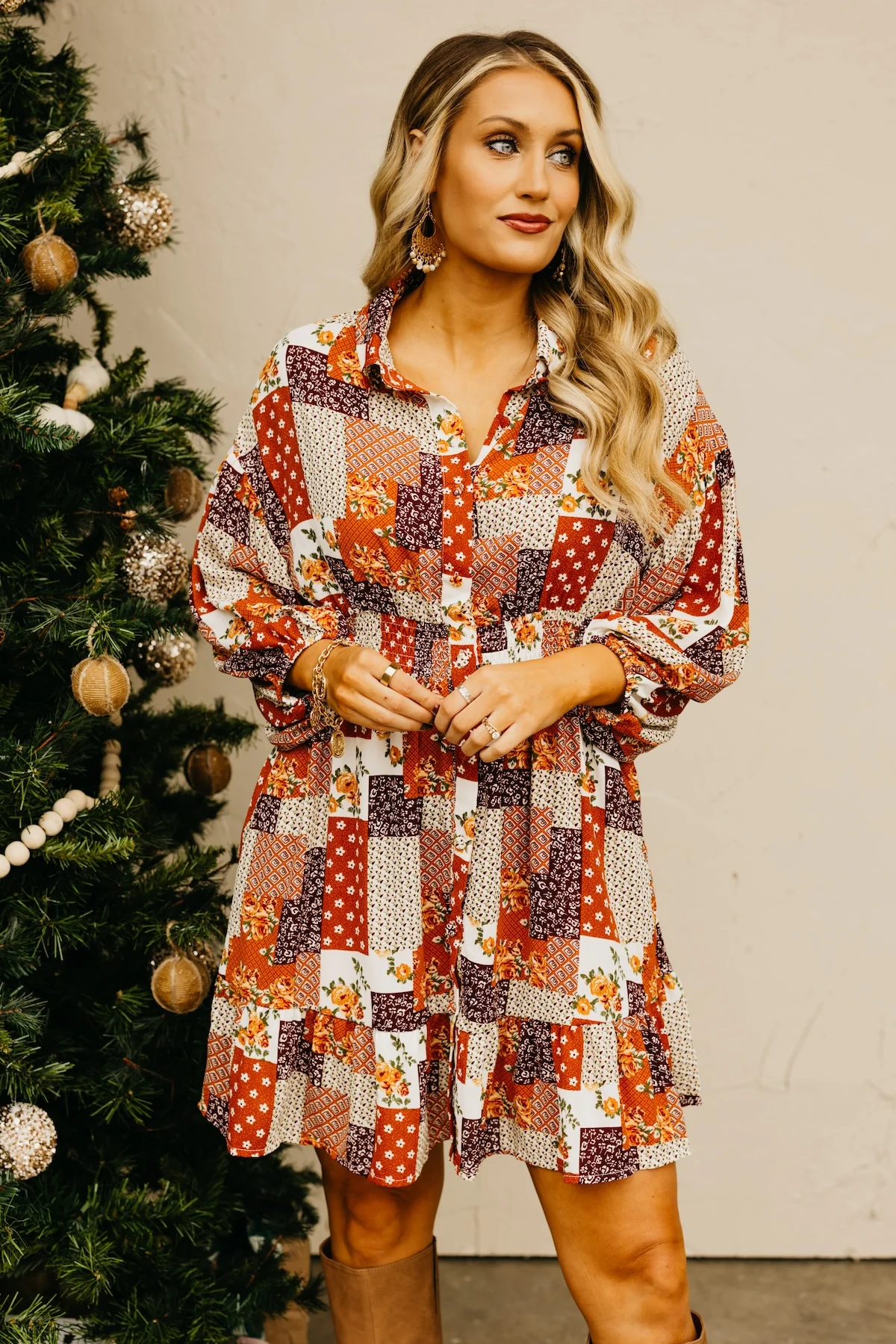 The Colton Boho Mini Dress - Image 4