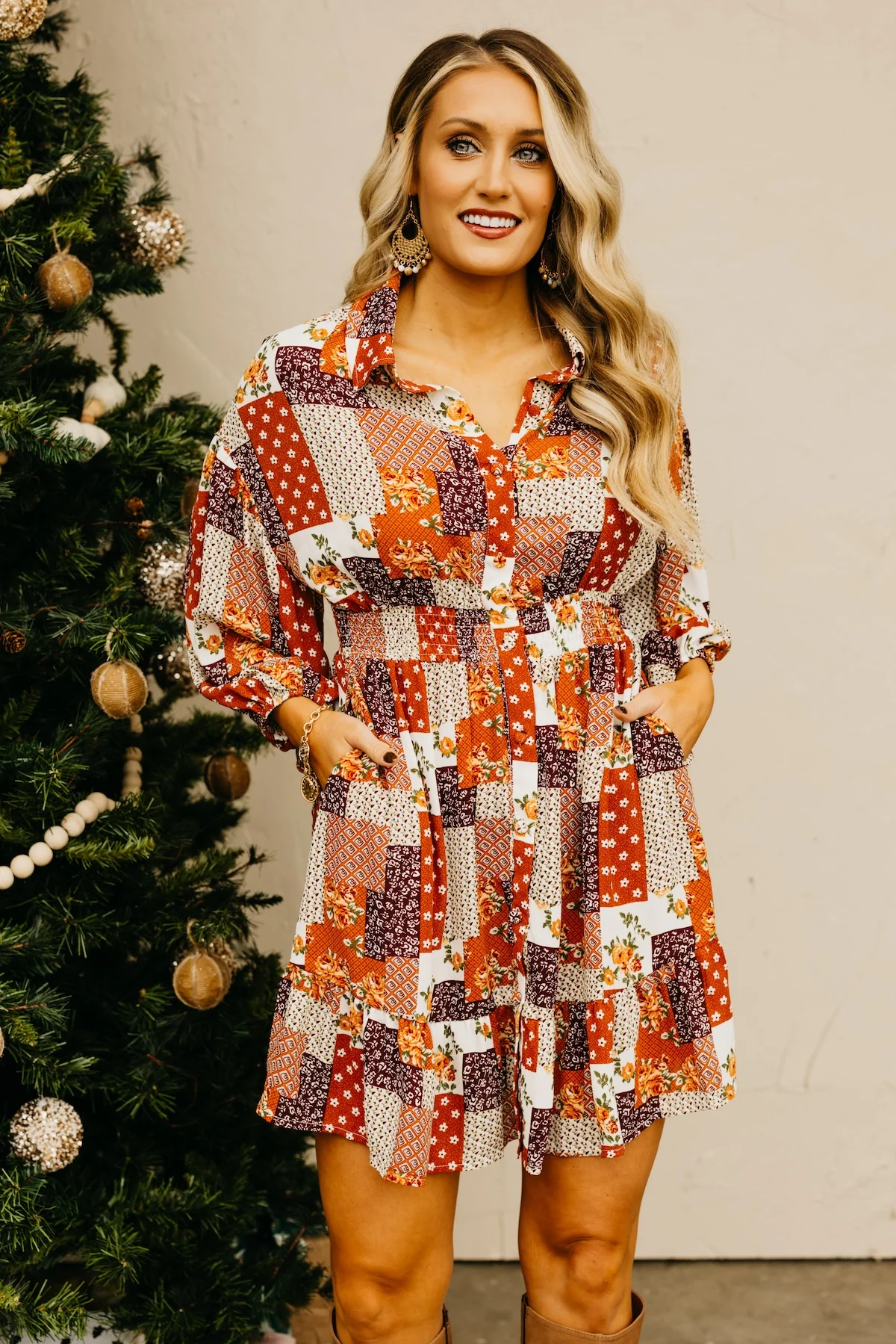 The Colton Boho Mini Dress - Image 6