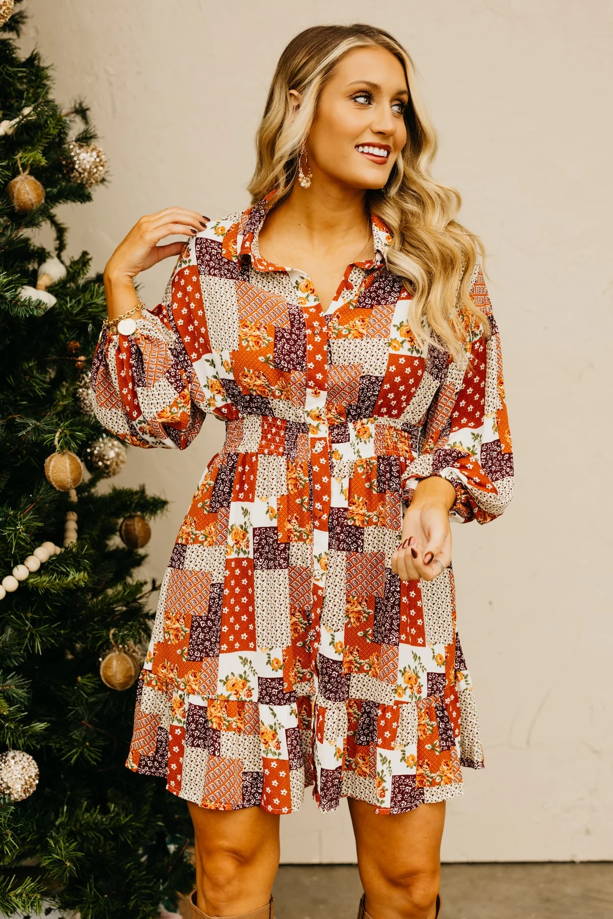 The Colton Boho Mini Dress - Image 8