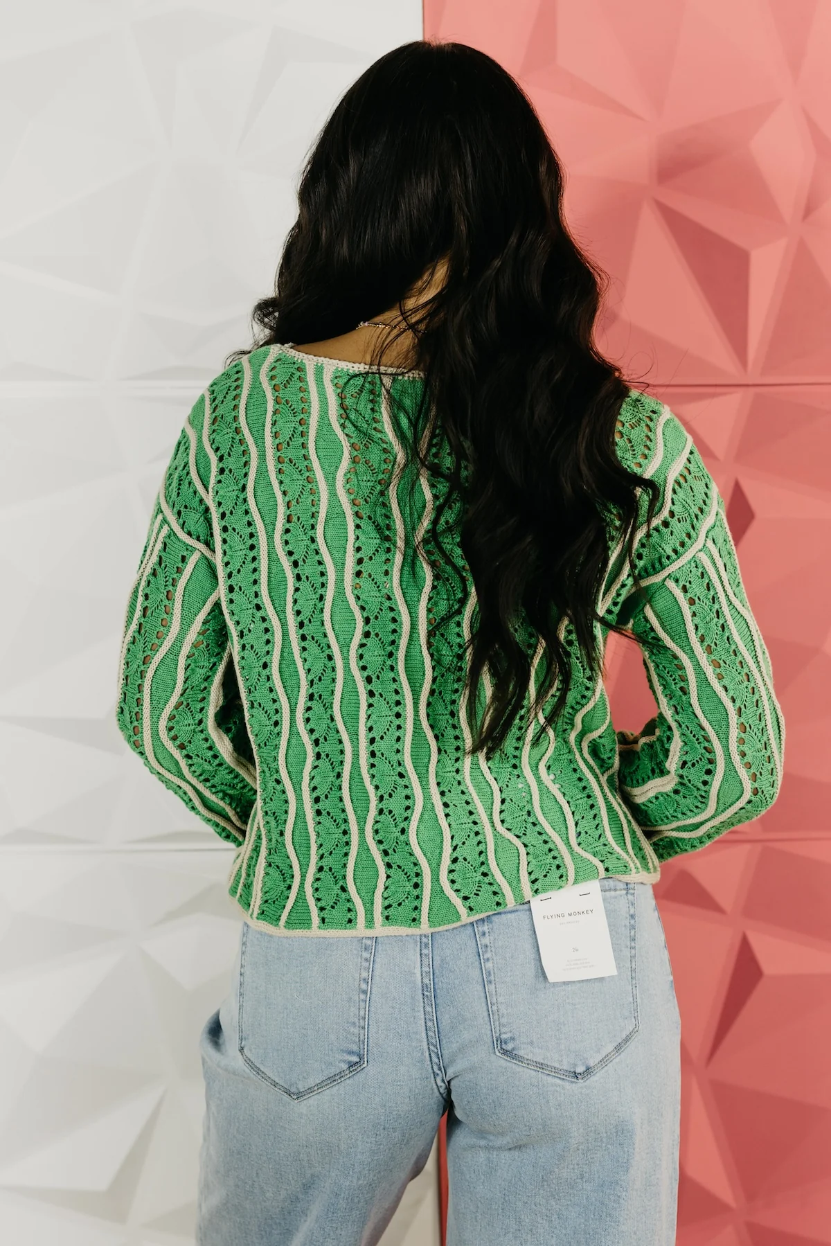 The Colton Swirl Stripe Sweater - Image 6