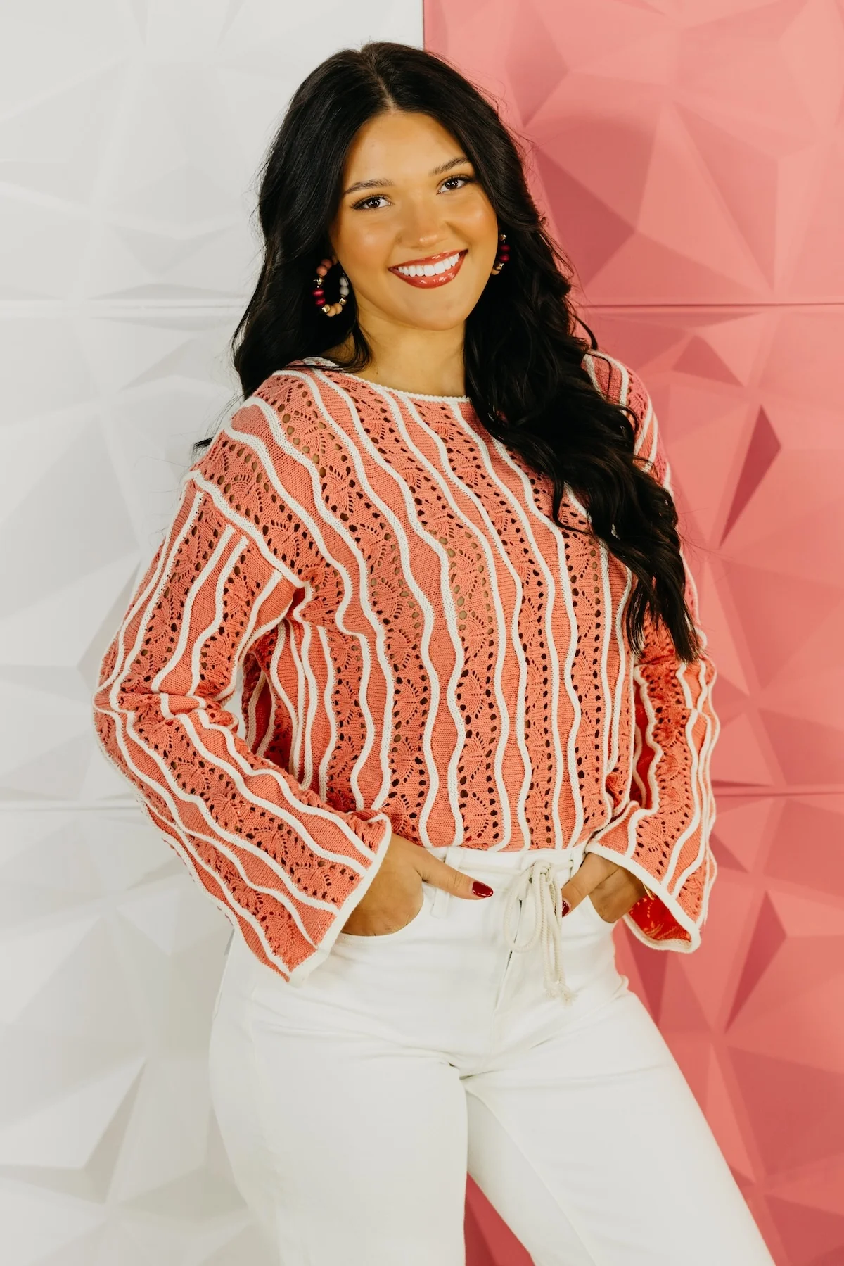 The Colton Swirl Stripe Sweater - Image 6