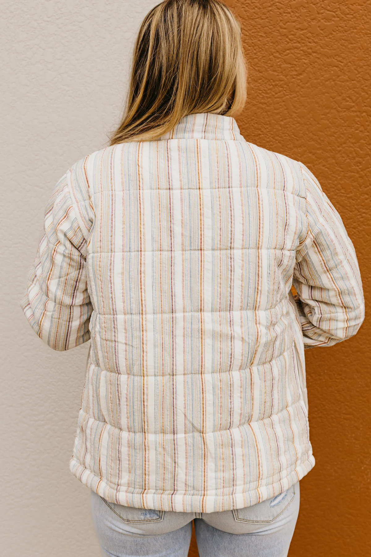 The Cory Striped Quilted Coat - FINAL SALE - Image 8