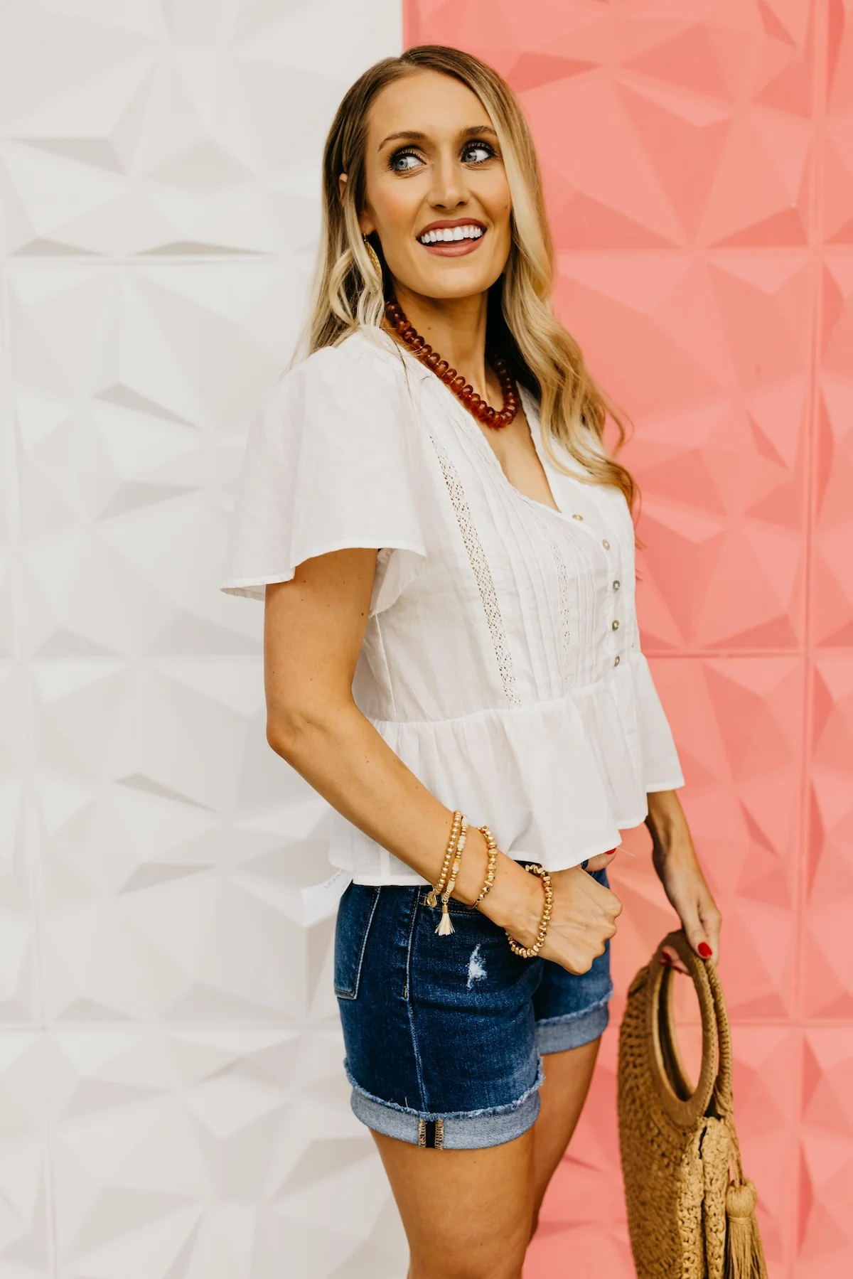 The Cyrus Flutter Sleeve Blouse - Image 4
