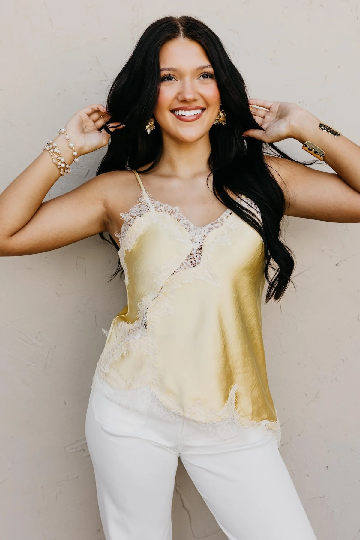The Dakota Lace Trim Cami