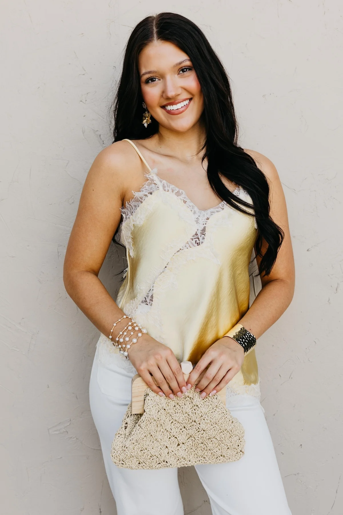 The Dakota Lace Trim Cami - Image 3