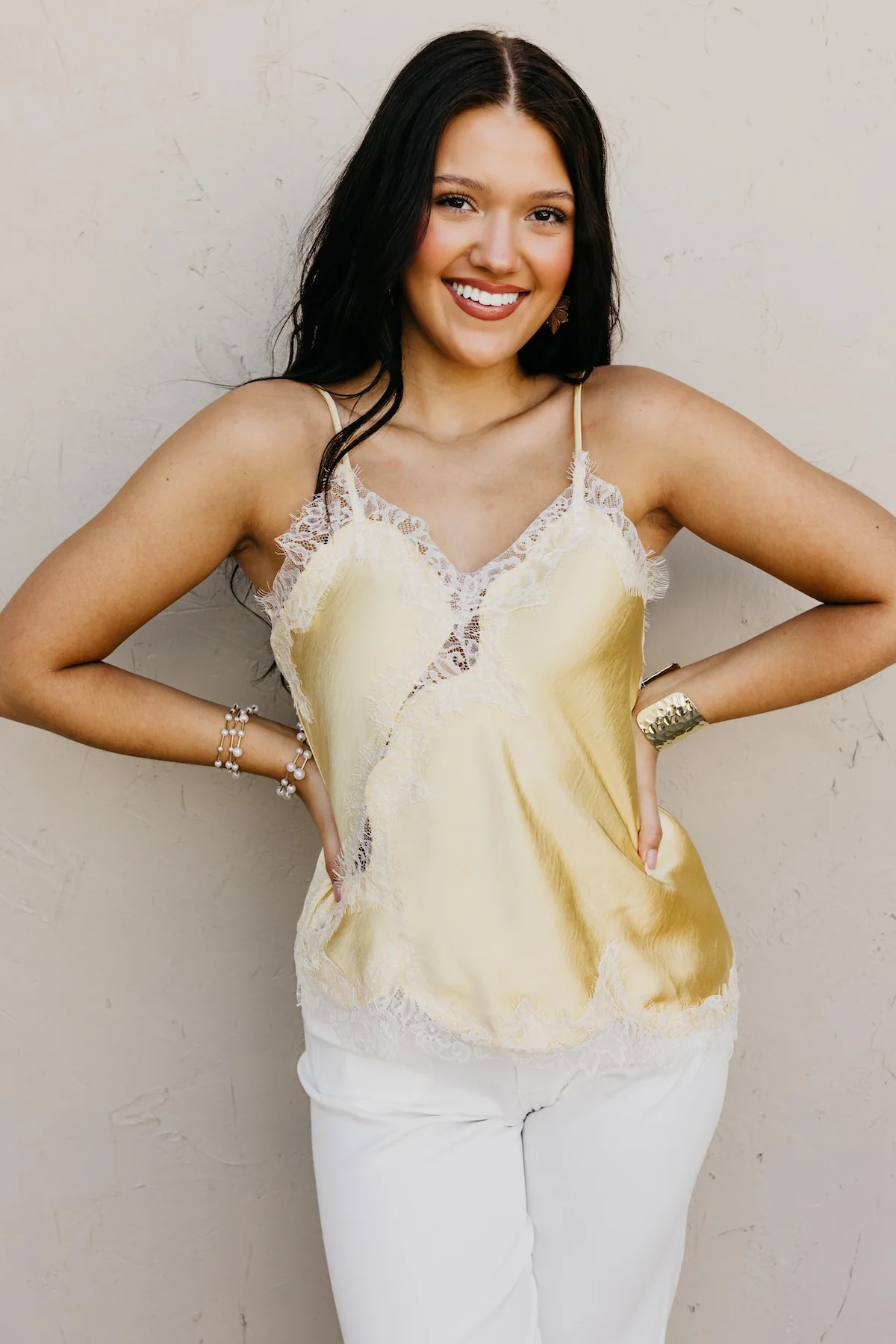 The Dakota Lace Trim Cami - Image 5
