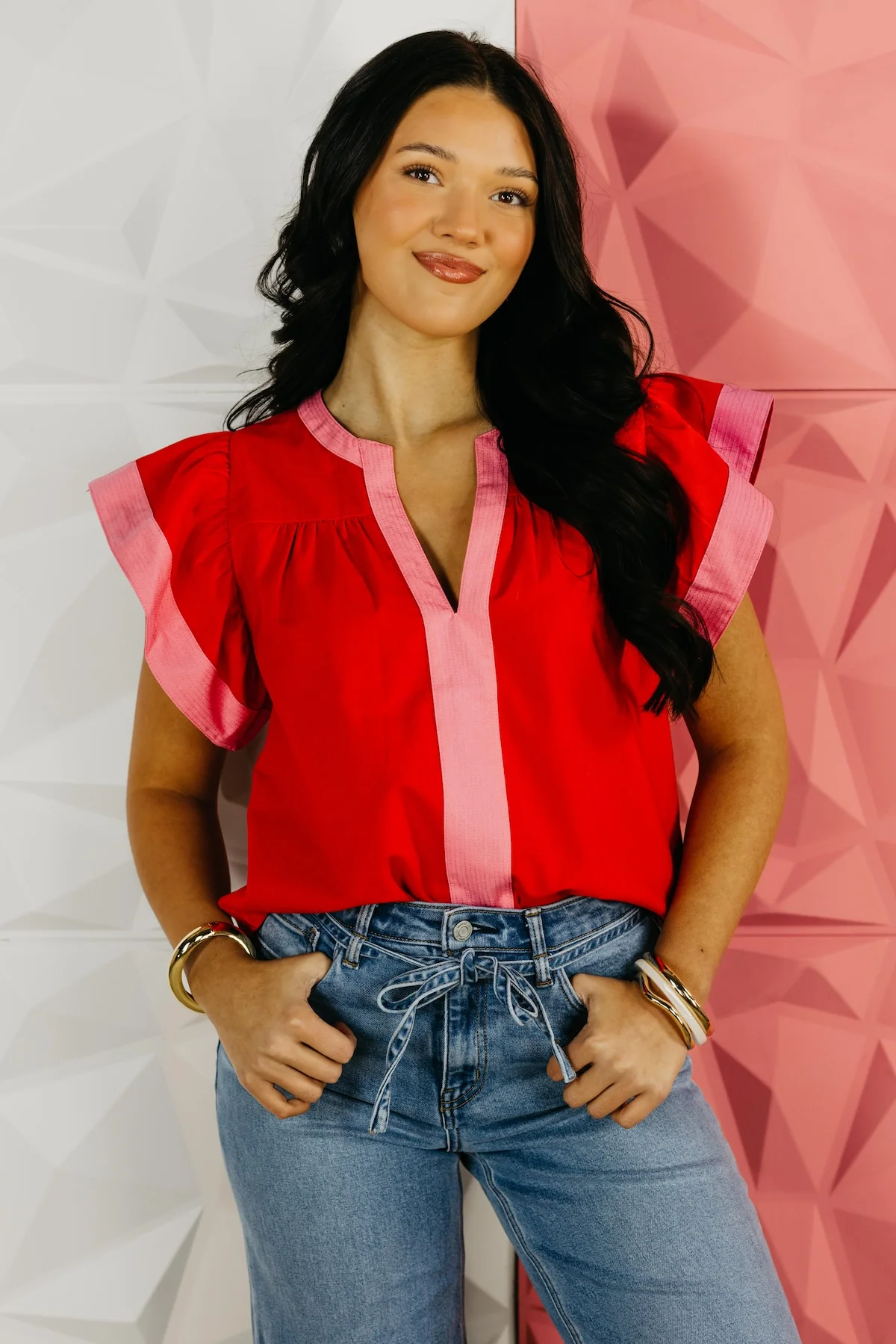 The Dallas Flutter Sleeve Top - Image 5