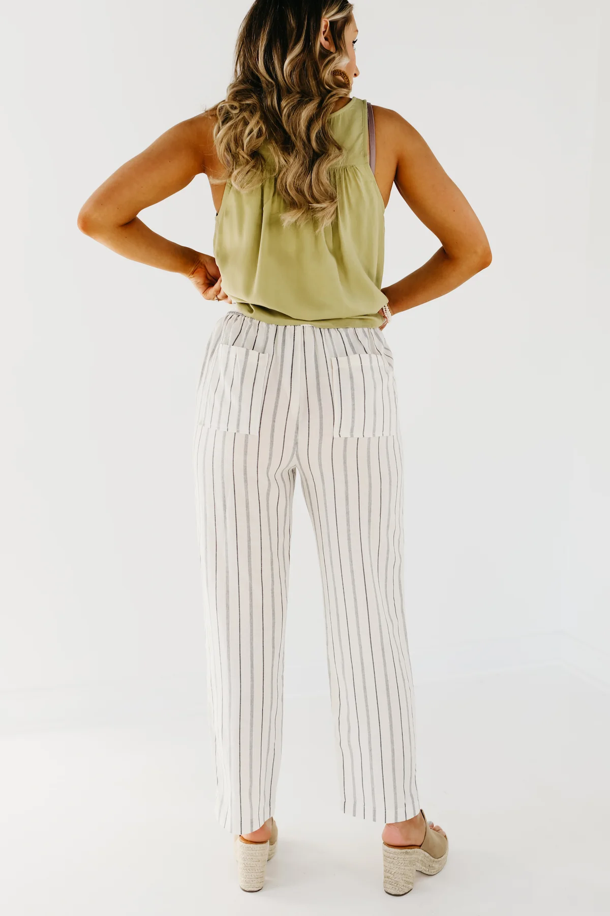 The Daniel Striped Linen Pants - FINAL SALE - Image 4
