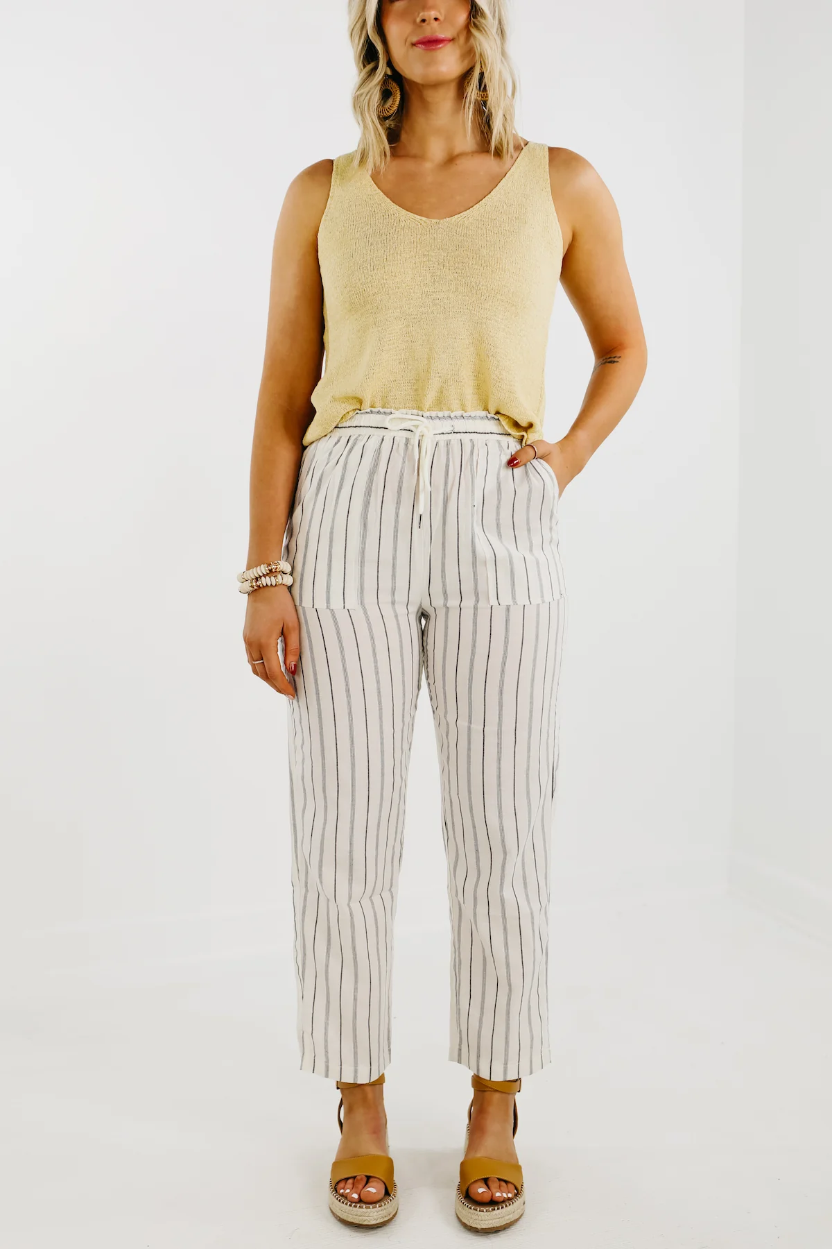 The Daniel Striped Linen Pants - FINAL SALE - Image 9
