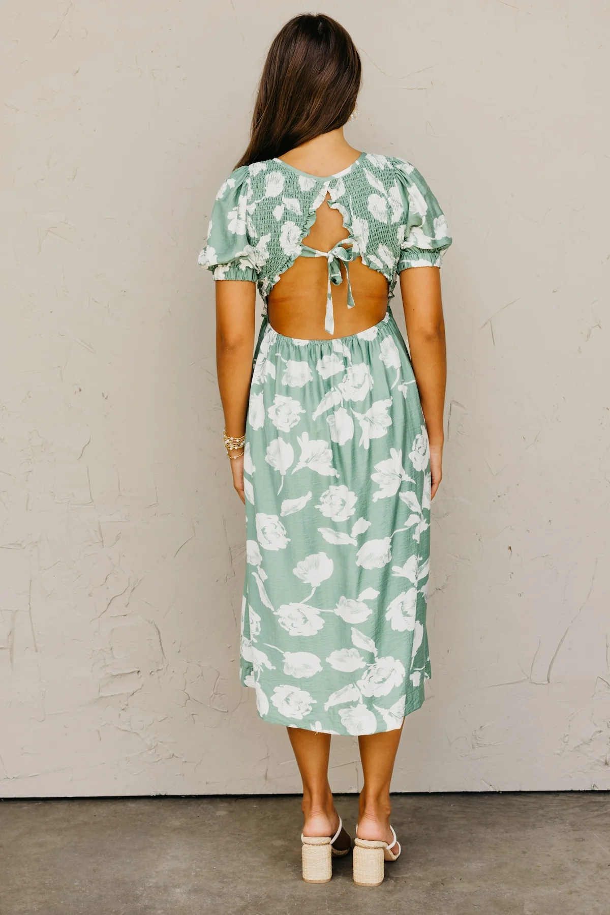 The Daniella Floral Smocked Maxi Dress - Image 10