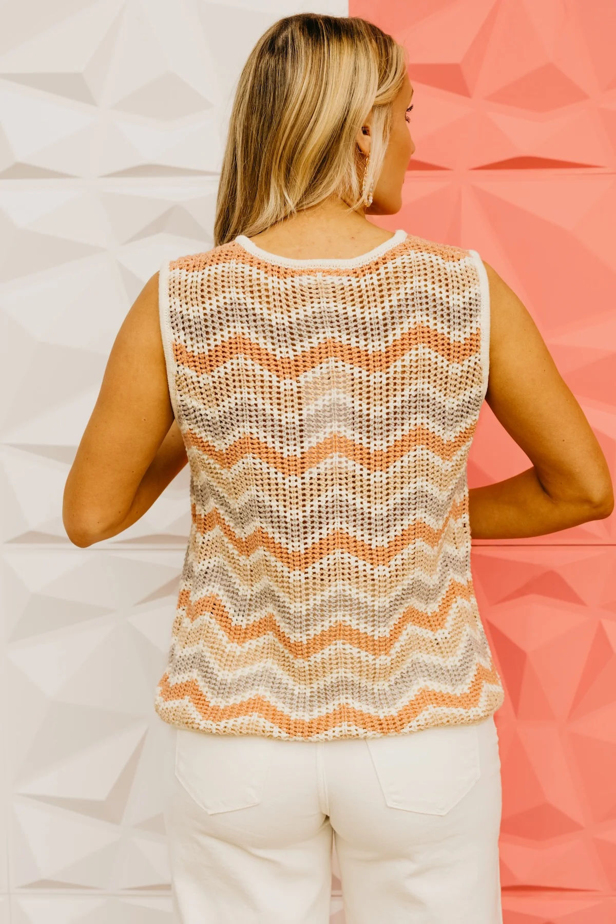 The Dante Chevron Sweater Vest - Image 13