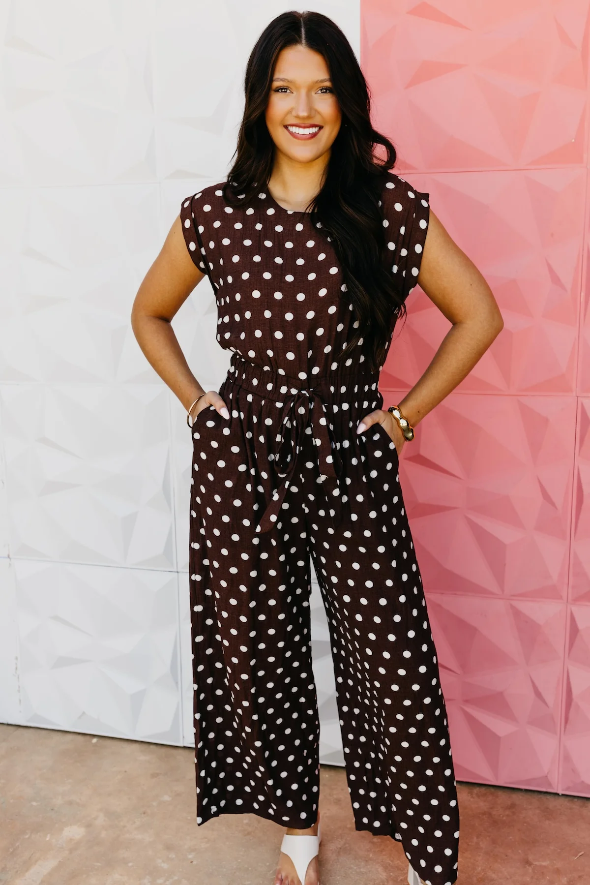 The Daphne Polka Dot Jumpsuit - Image 6