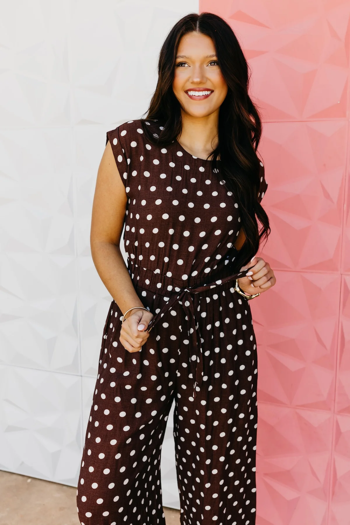 The Daphne Polka Dot Jumpsuit - Image 8