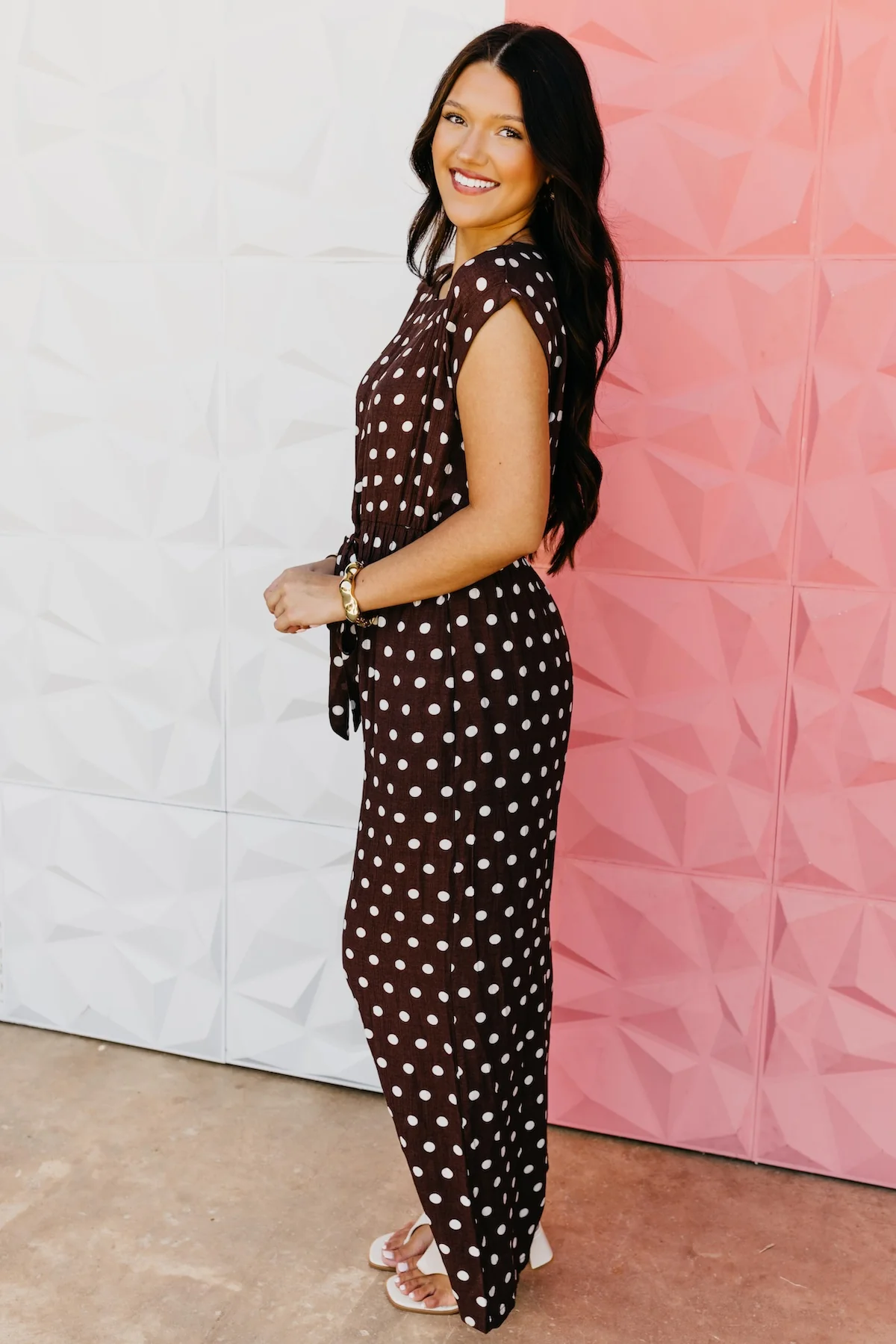 The Daphne Polka Dot Jumpsuit - Image 9