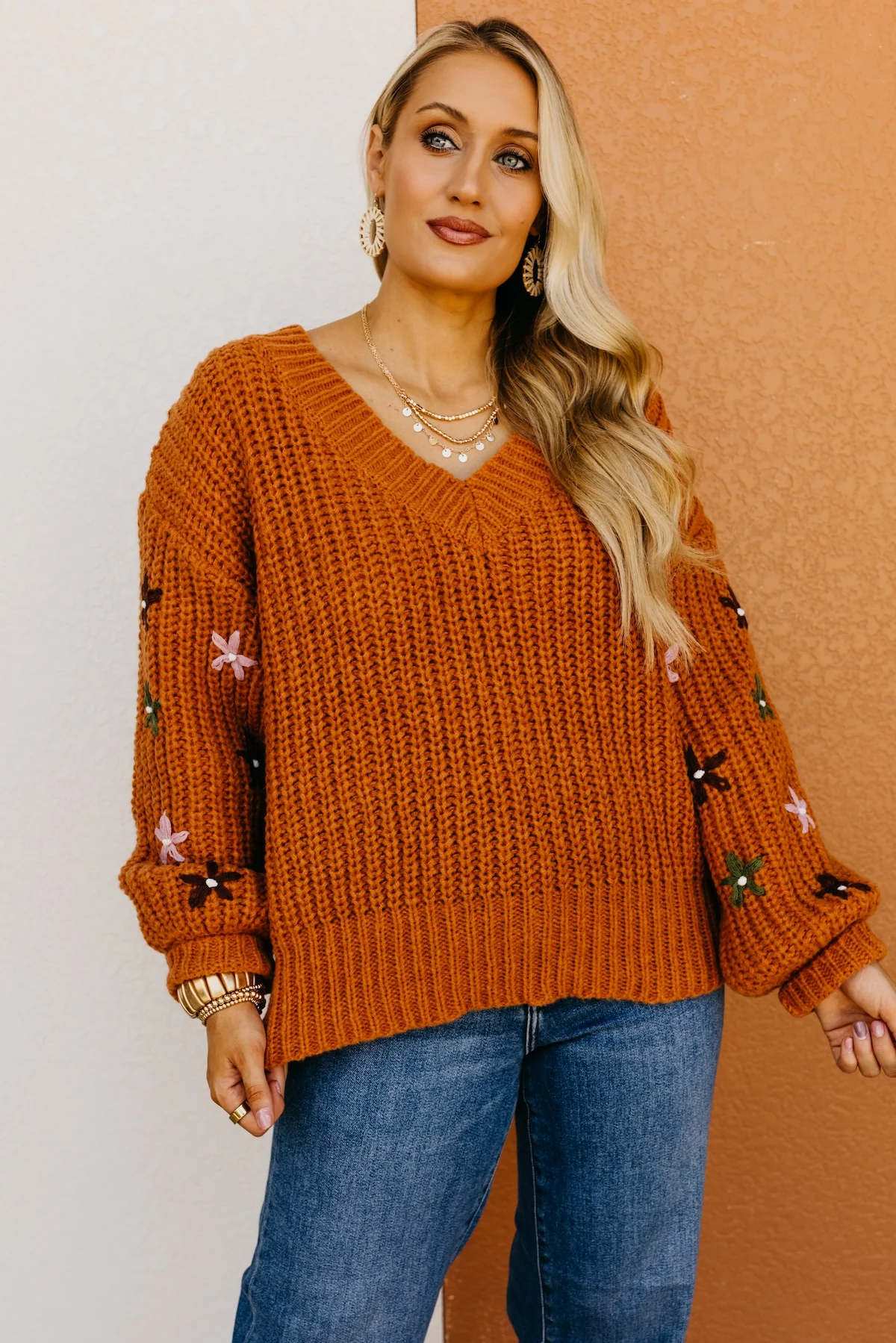 The Dario Floral Embroidered Sweater - Image 14