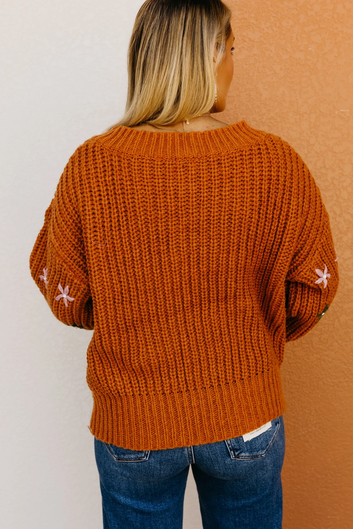 The Dario Floral Embroidered Sweater - Image 16