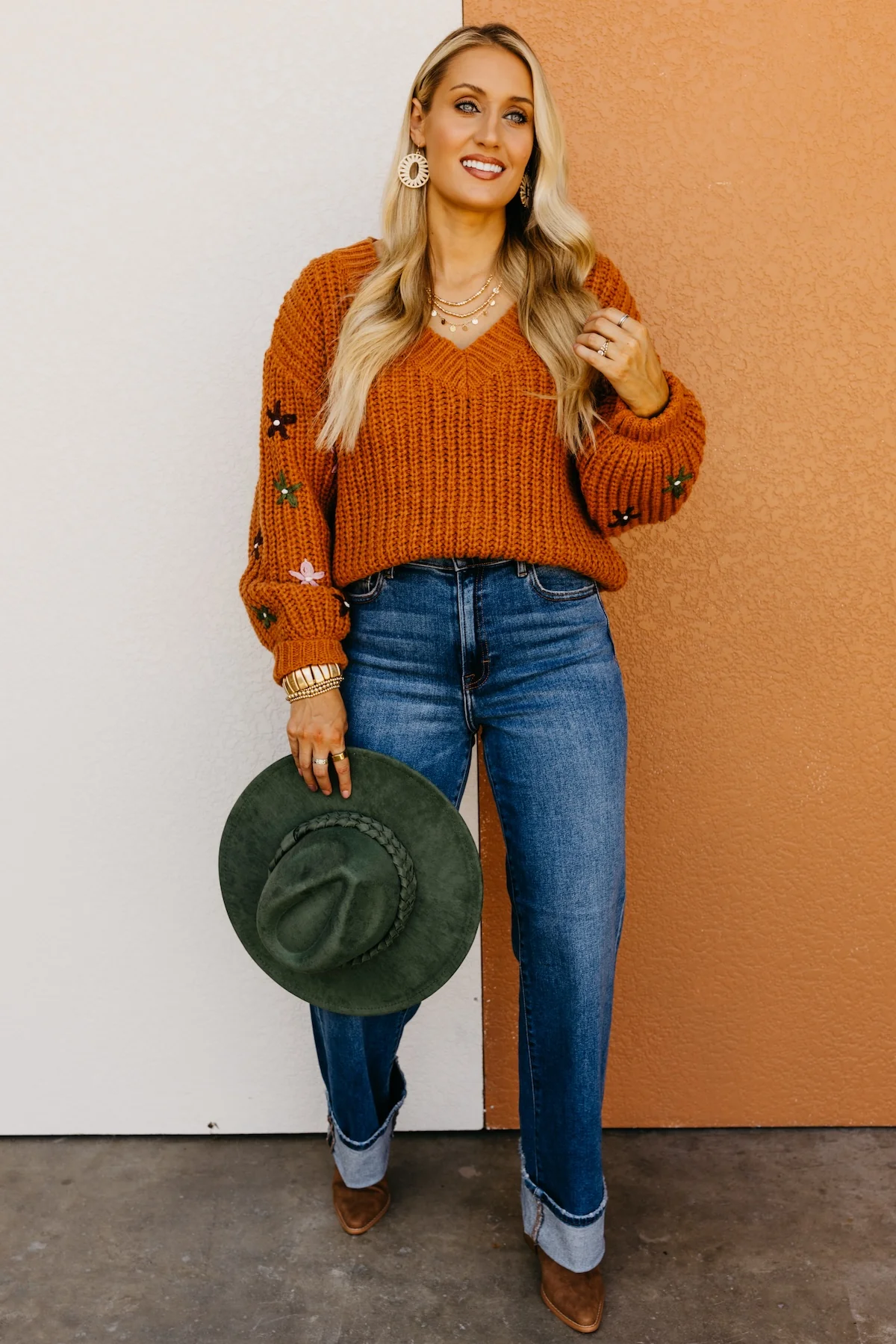 The Dario Floral Embroidered Sweater - Image 2