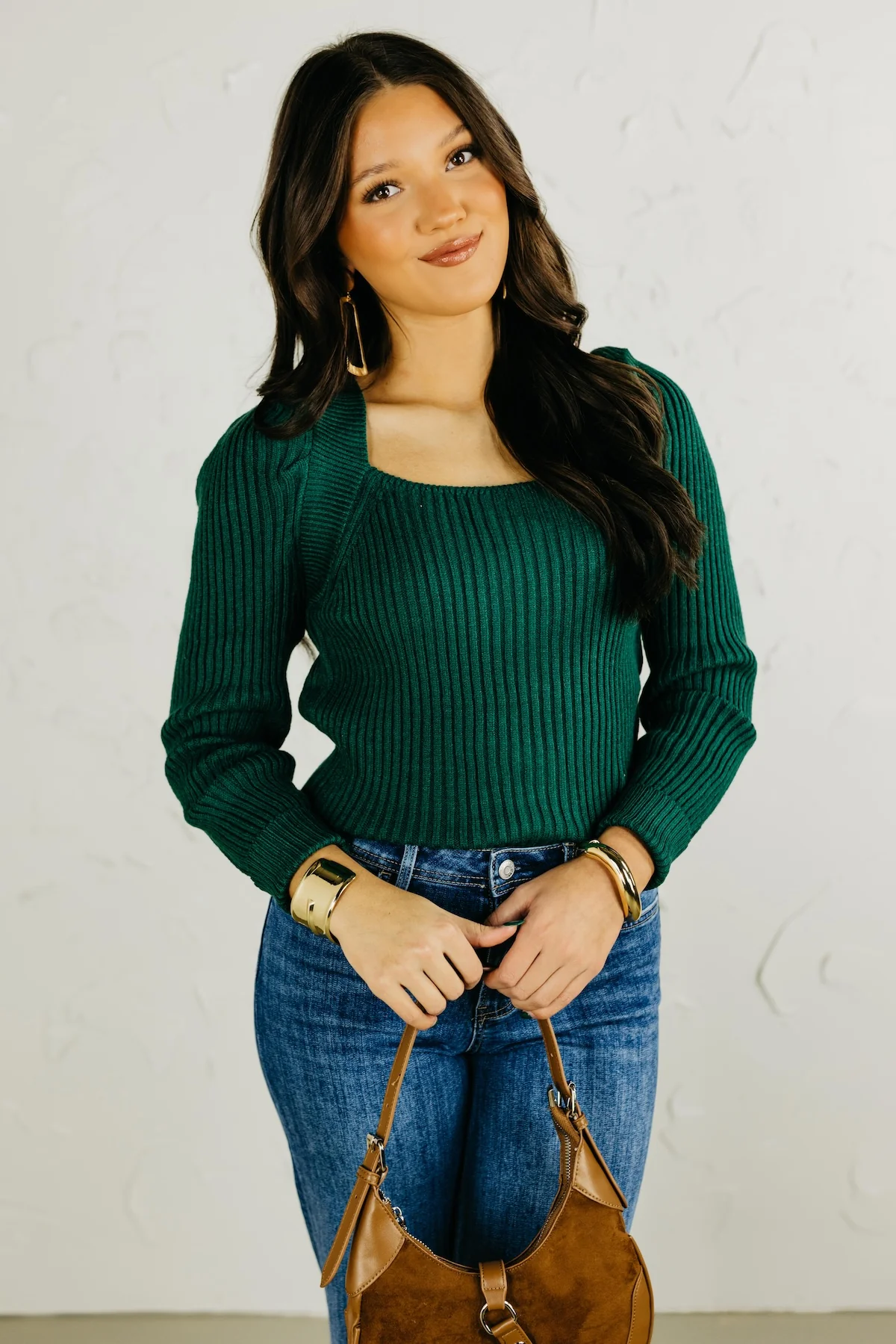 The Declan Ribbed Tie Back Sweater