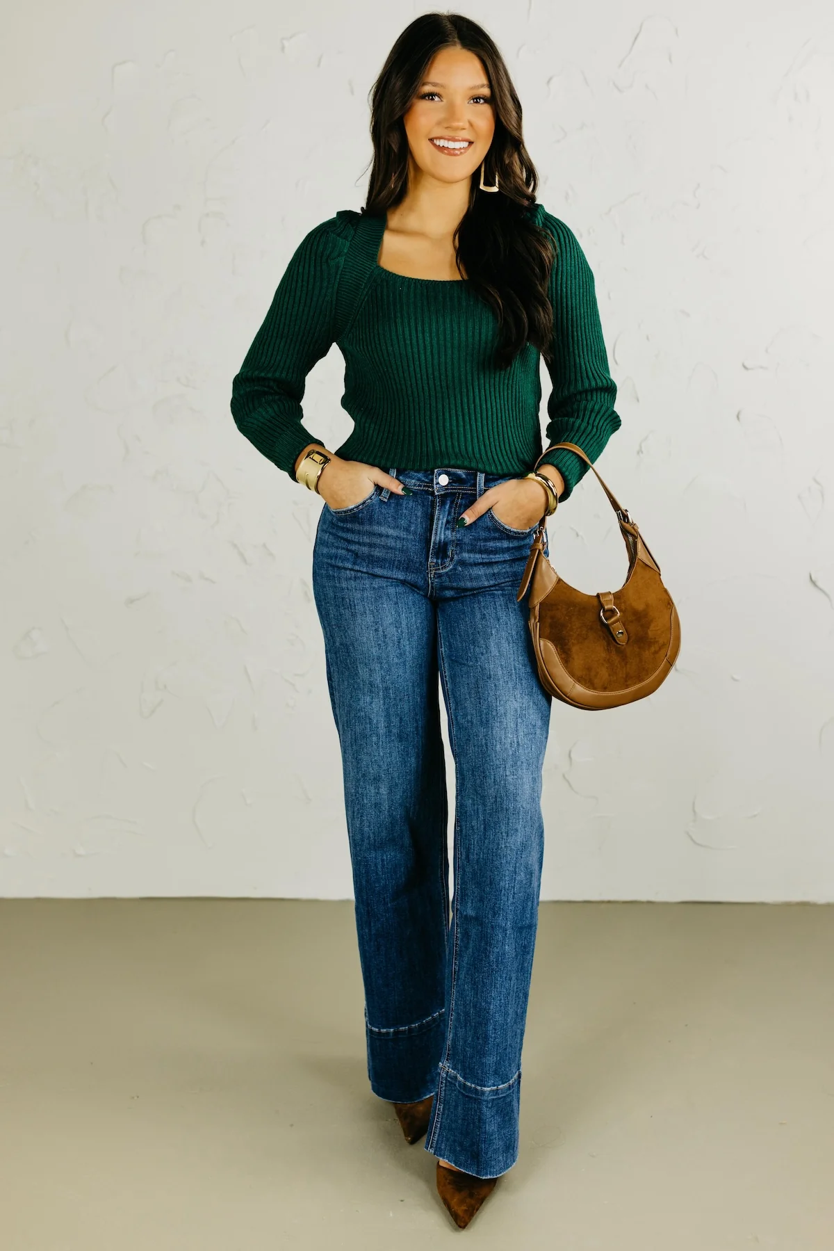 The Declan Ribbed Tie Back Sweater - Image 2
