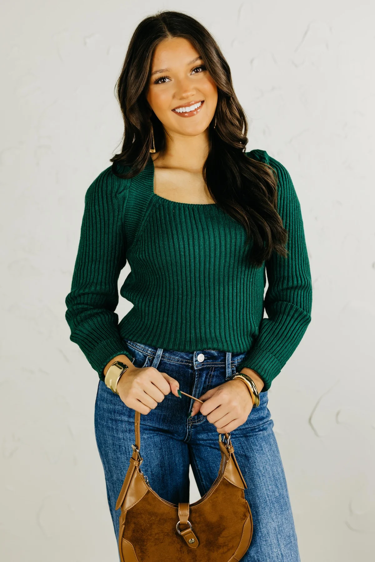The Declan Ribbed Tie Back Sweater - Image 3
