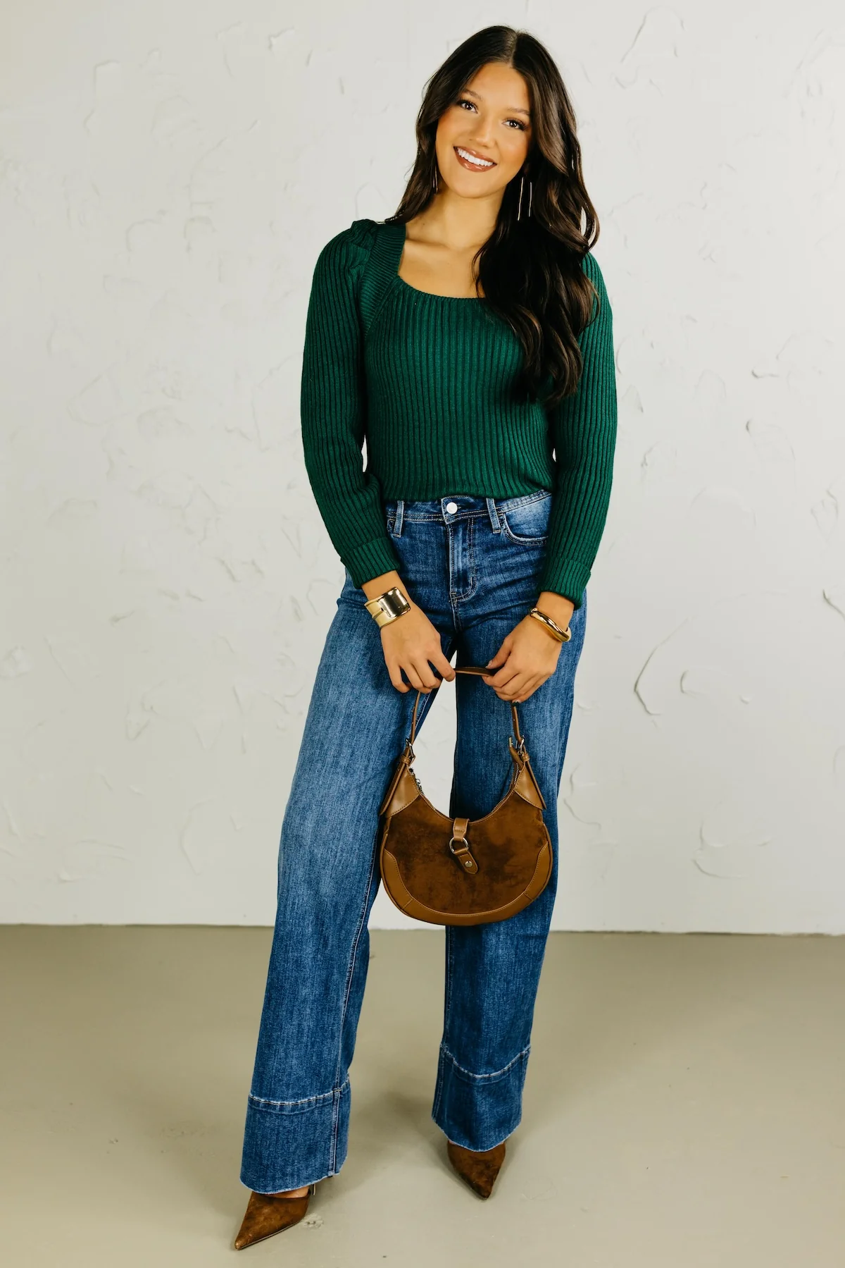 The Declan Ribbed Tie Back Sweater - Image 4