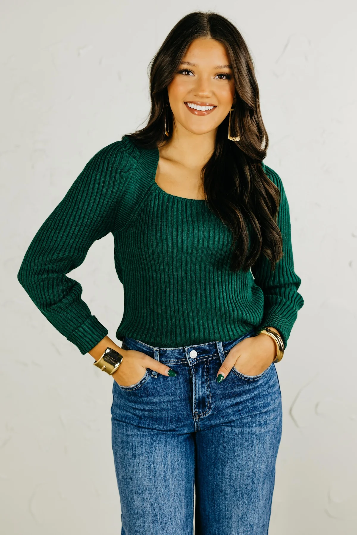 The Declan Ribbed Tie Back Sweater - Image 6