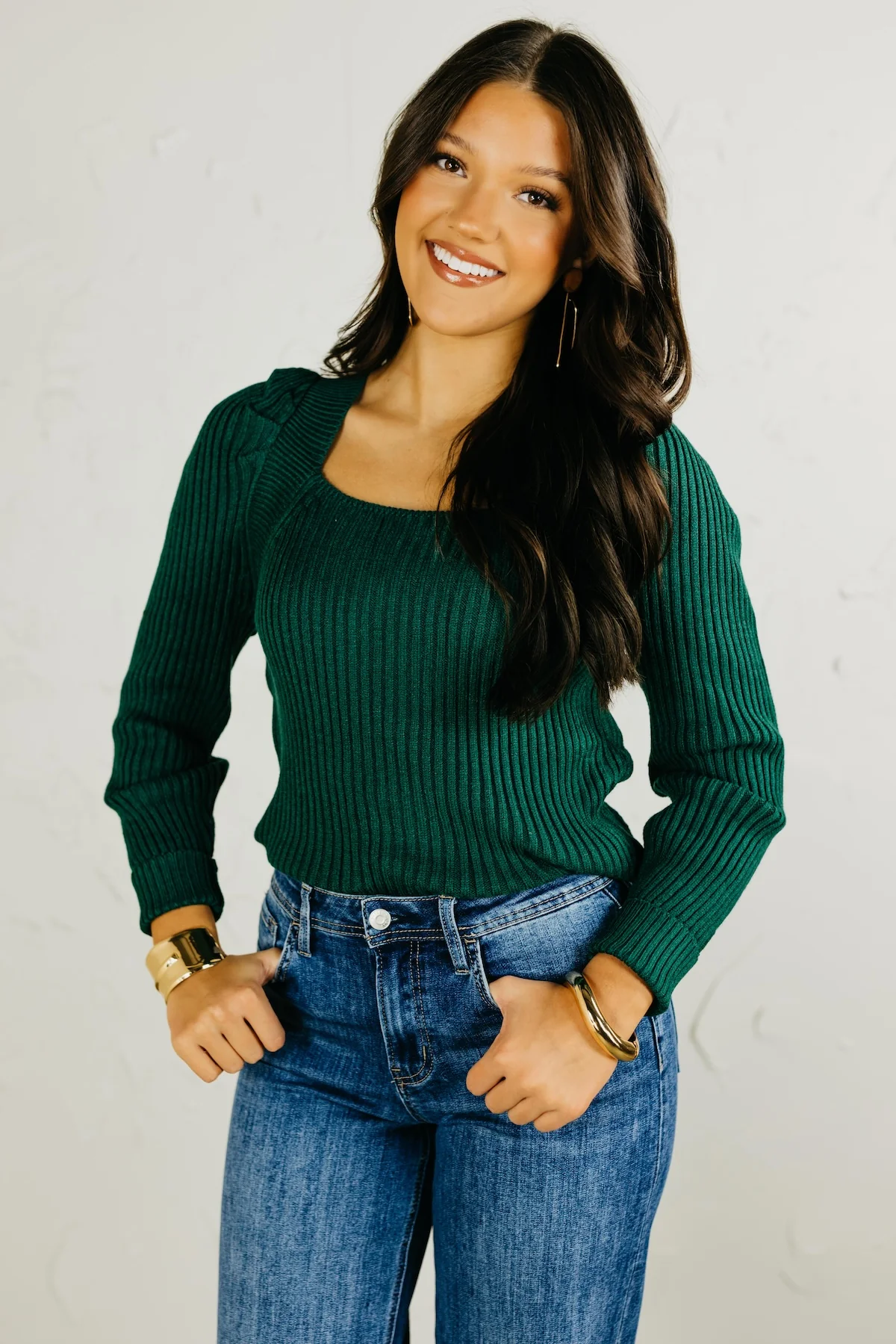 The Declan Ribbed Tie Back Sweater - Image 8