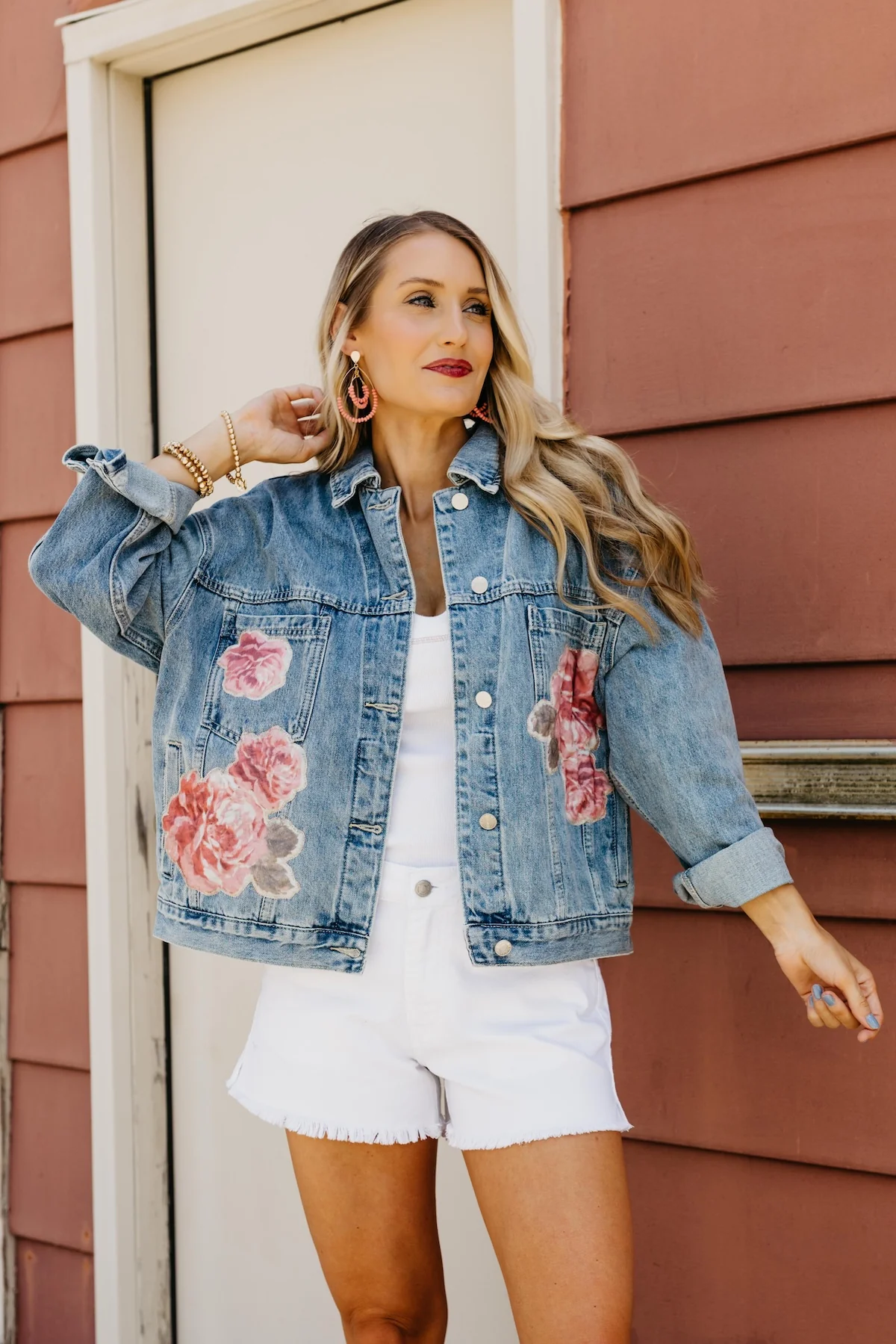 The Derrick Flower Patch Jacket