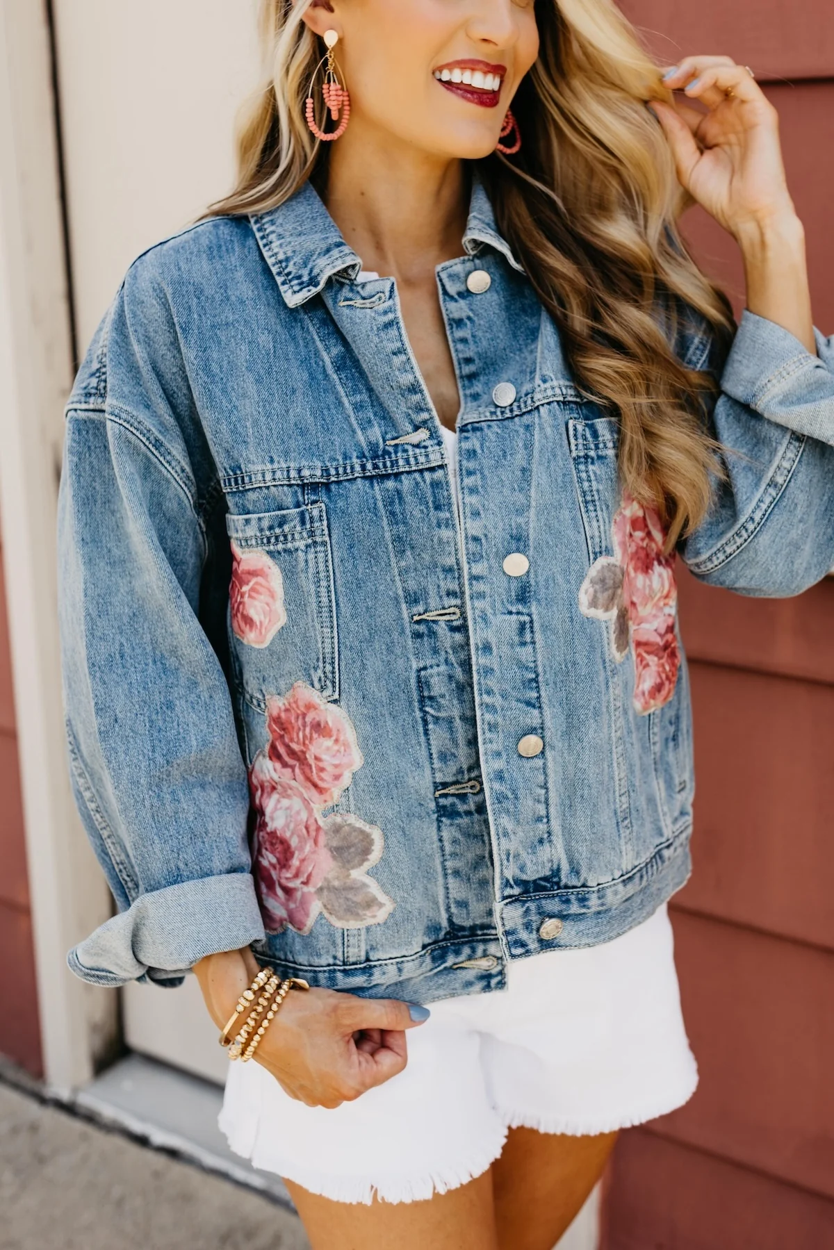 The Derrick Flower Patch Jacket - Image 2