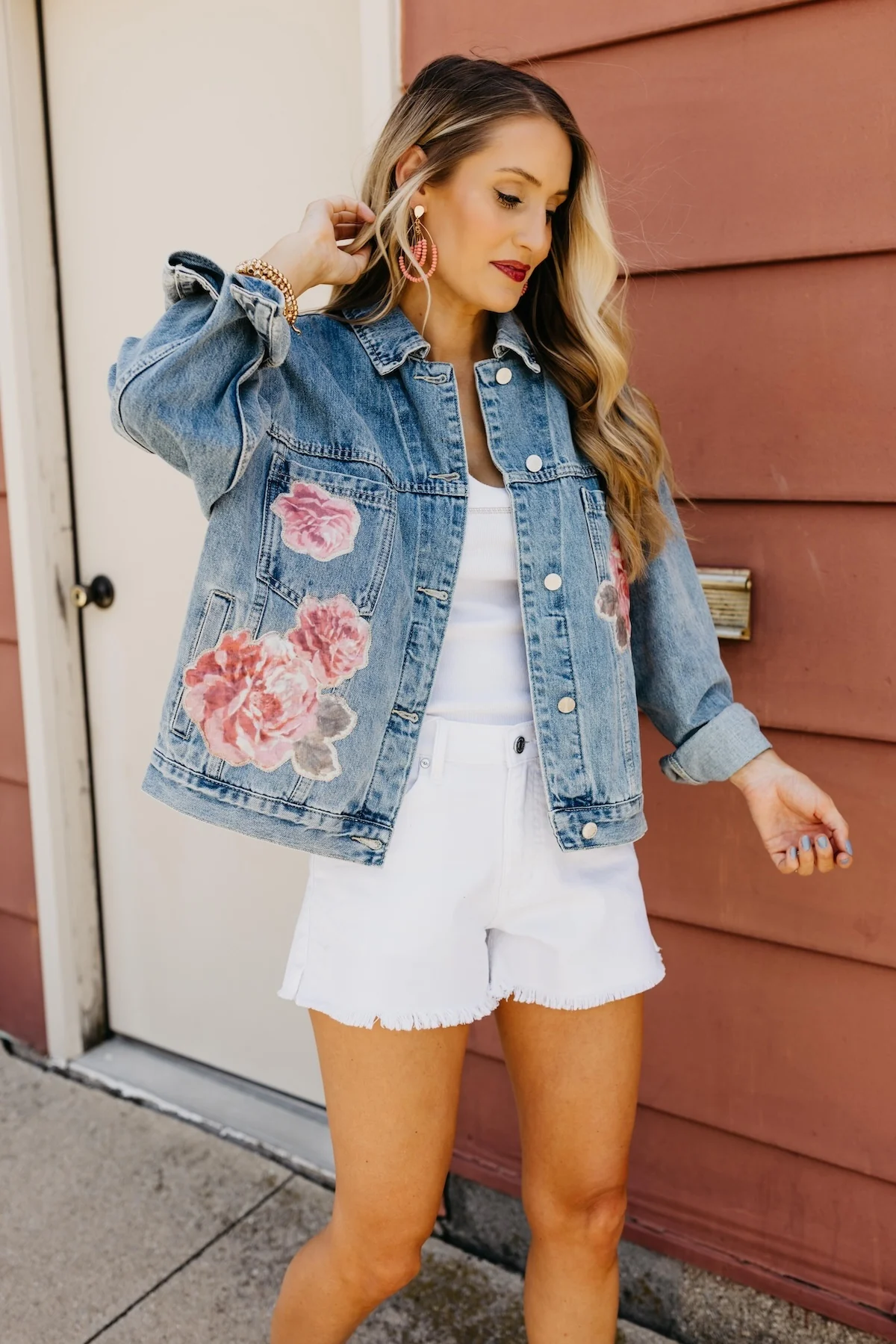 The Derrick Flower Patch Jacket - Image 3