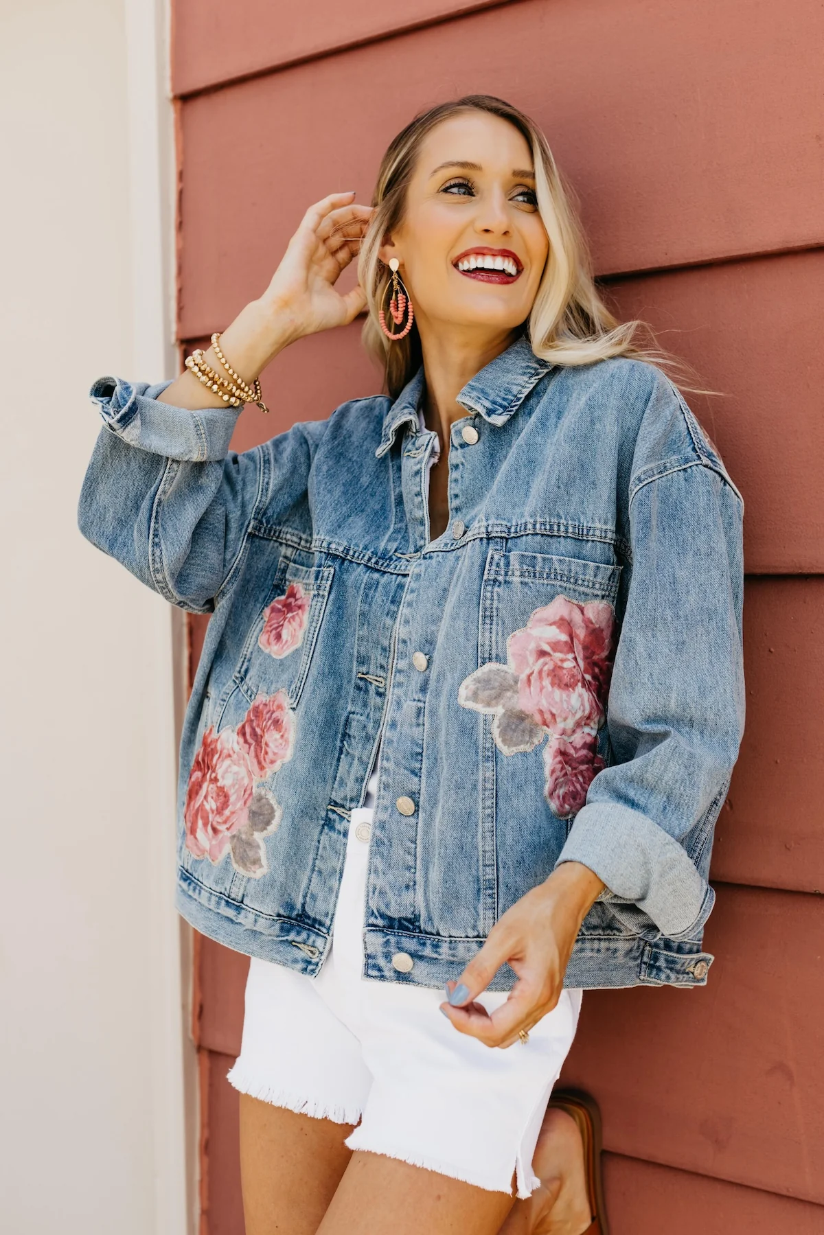 The Derrick Flower Patch Jacket - Image 4
