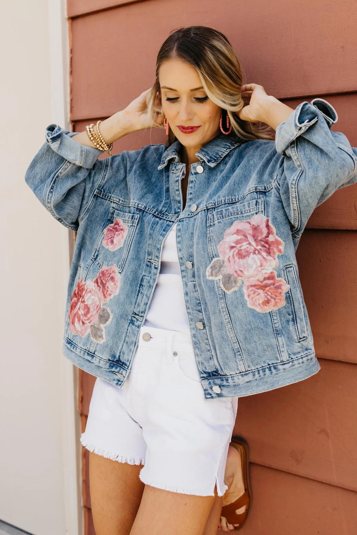 The Derrick Flower Patch Jacket - Image 7