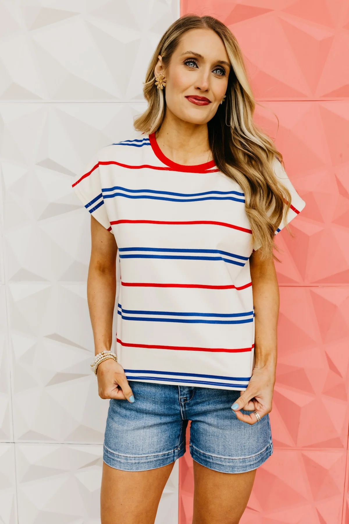 The Desmond Drop Sleeve Striped Top - Image 5