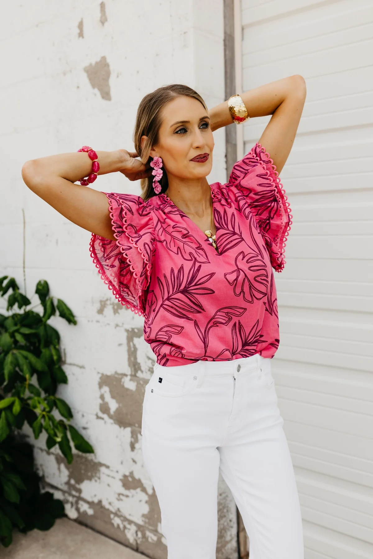 The Dexter Flutter Sleeve Blouse