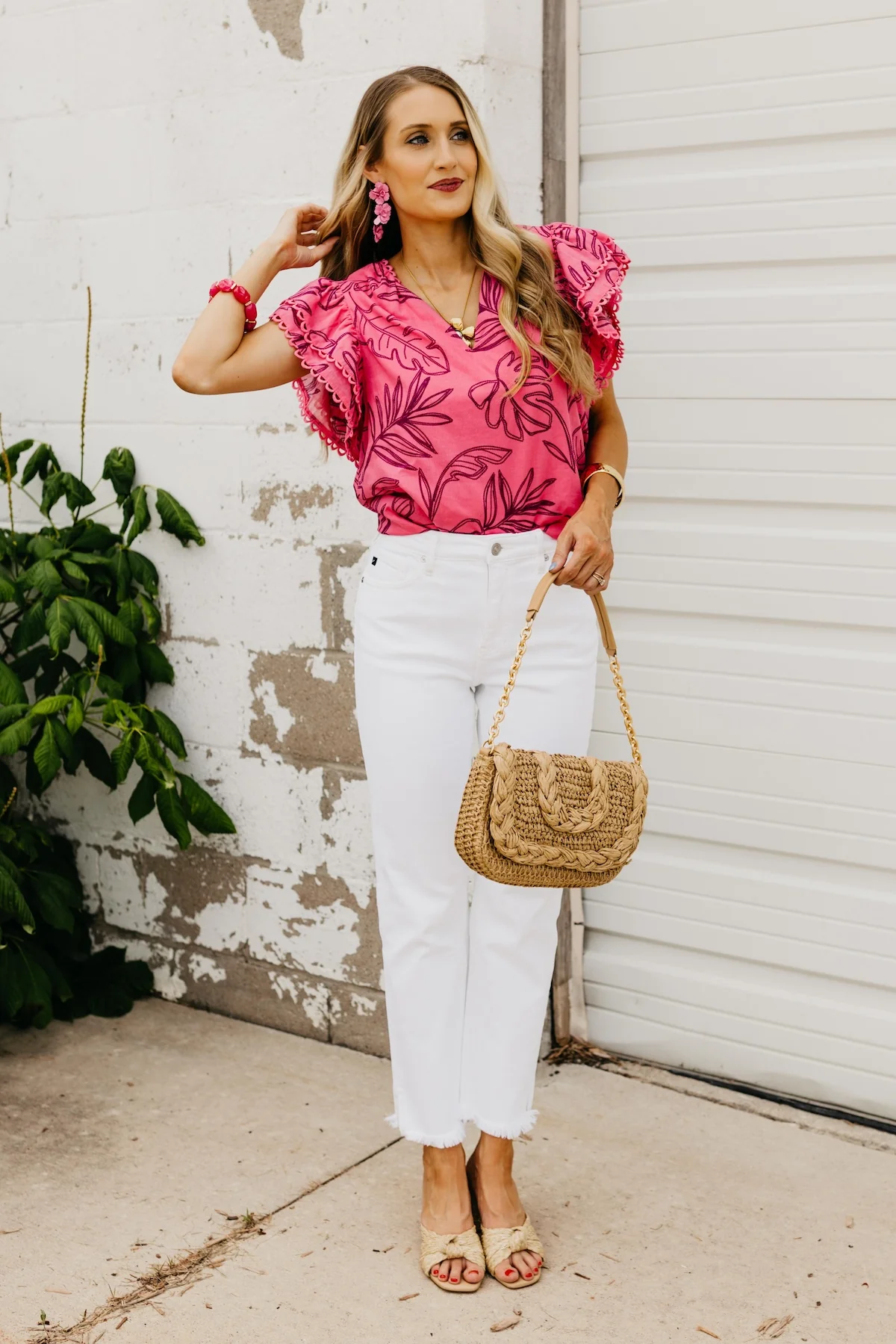 The Dexter Flutter Sleeve Blouse - Image 3