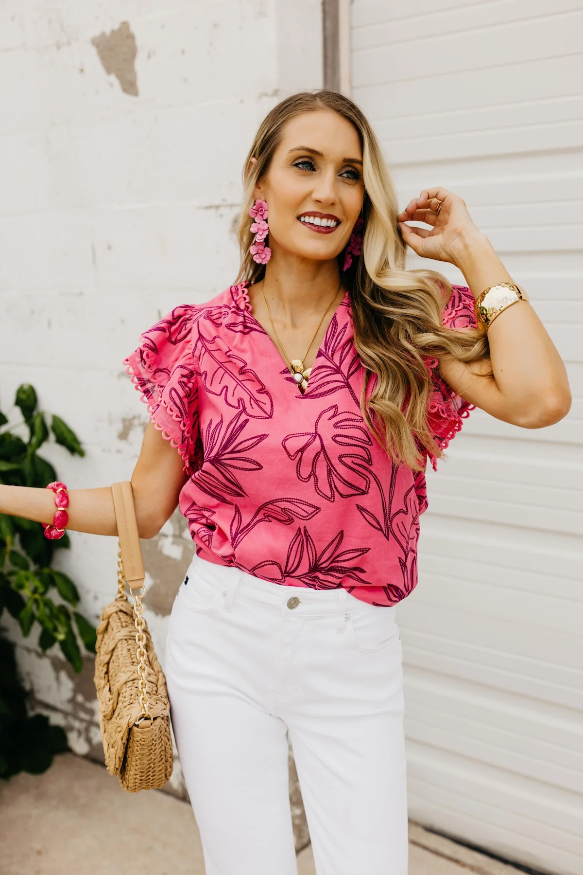The Dexter Flutter Sleeve Blouse - Image 4