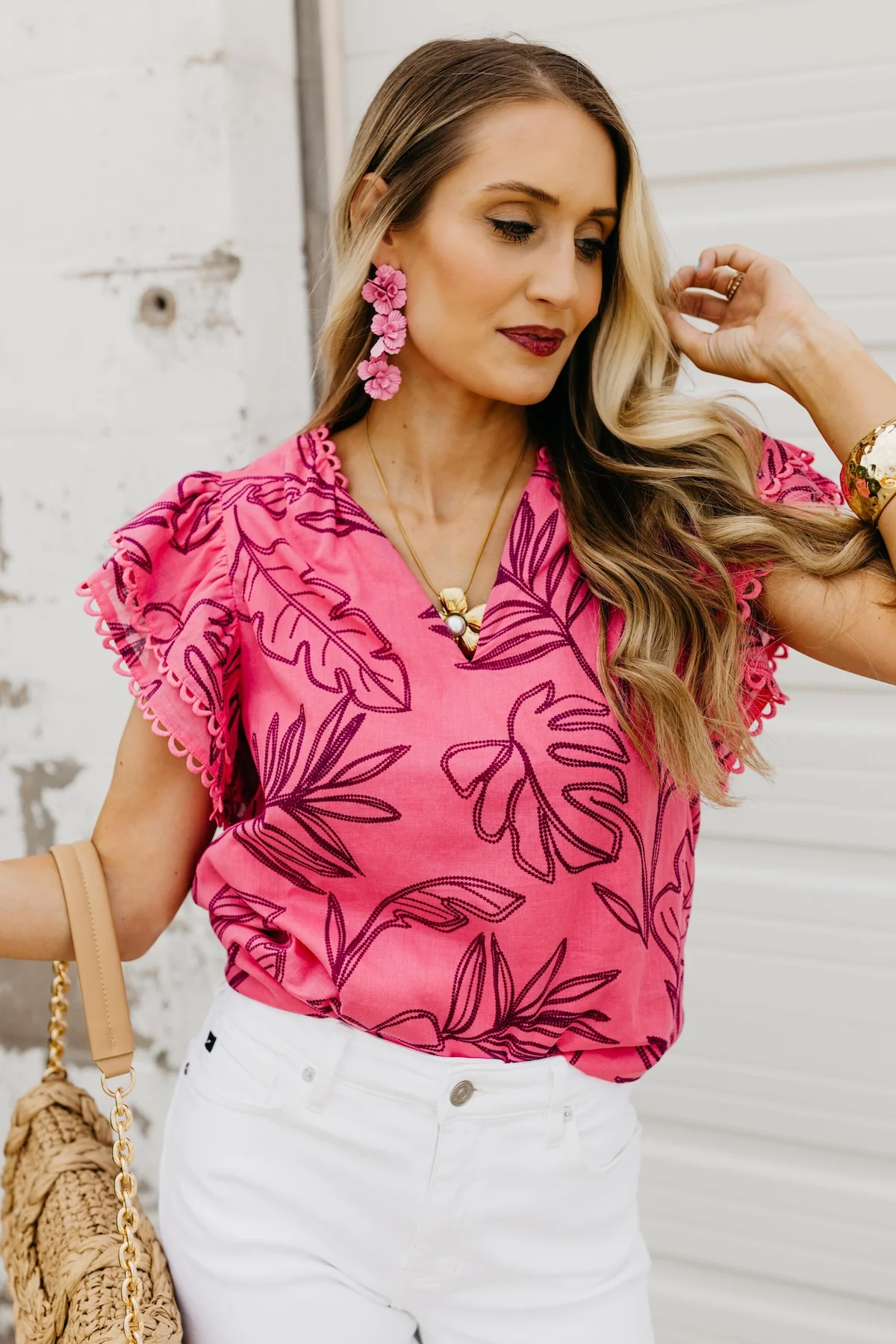 The Dexter Flutter Sleeve Blouse - Image 5