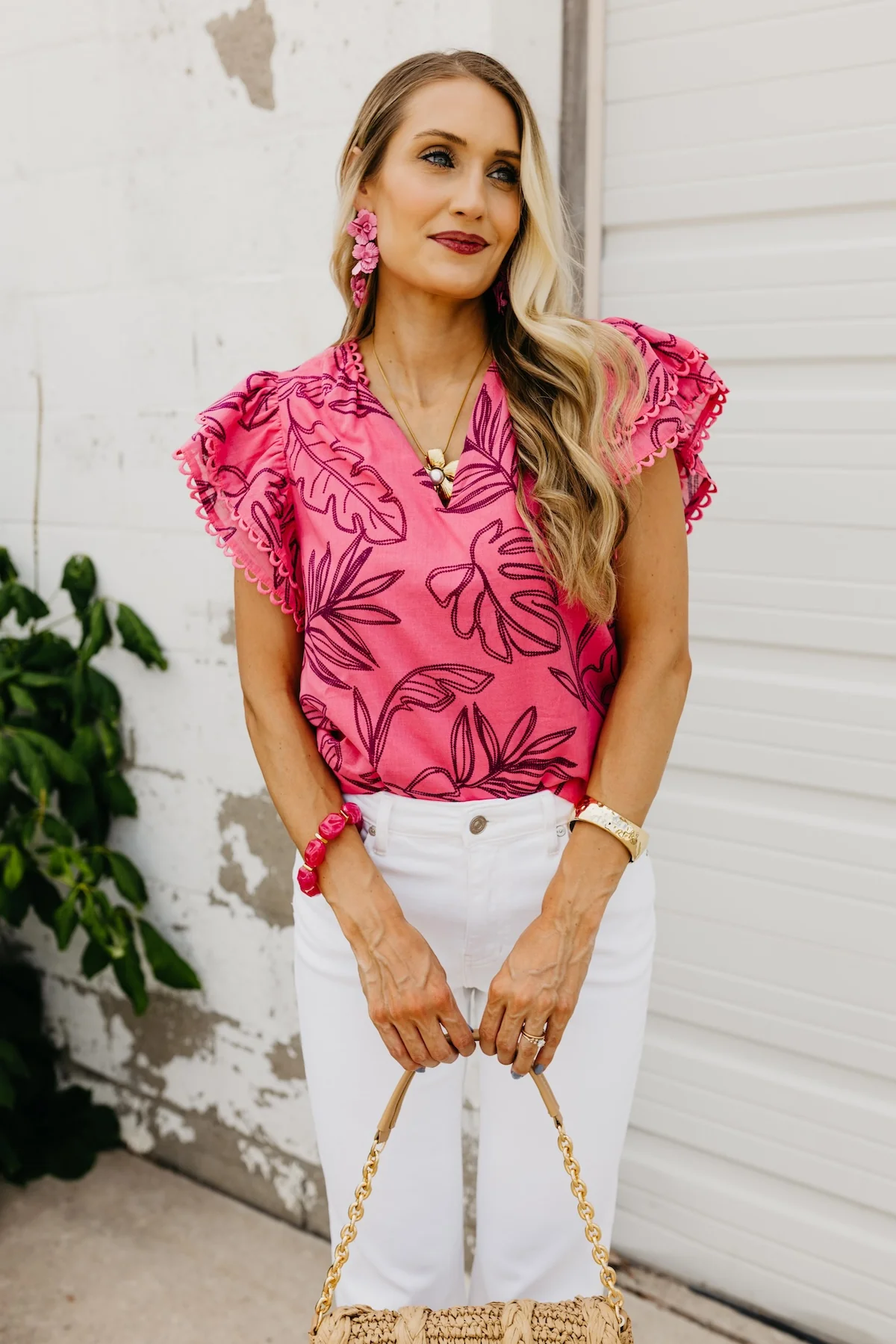The Dexter Flutter Sleeve Blouse - Image 6
