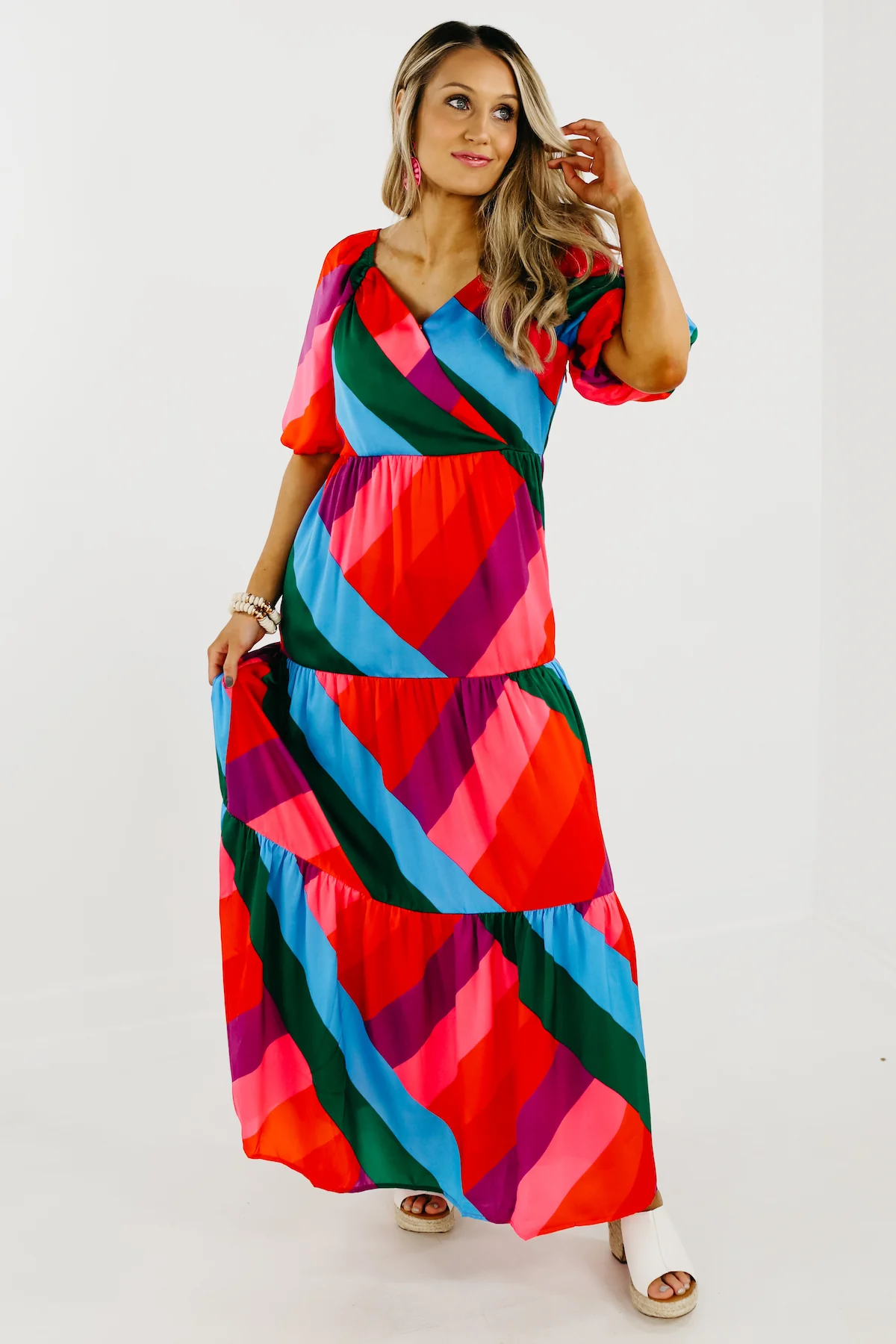 The Diana Tiered Ruffle Maxi Dress - FINAL SALE - Image 9