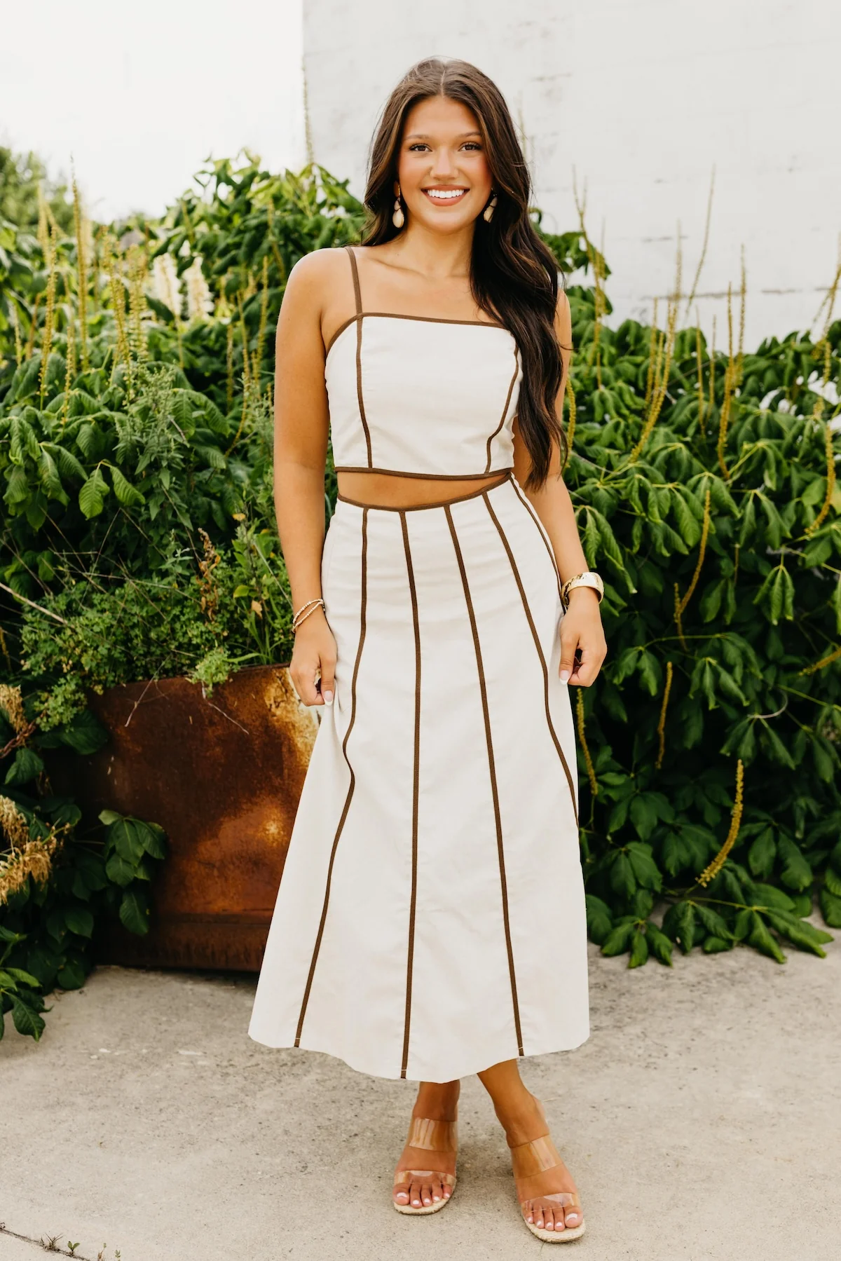 The Drake Linen Binding Crop Top - Image 2