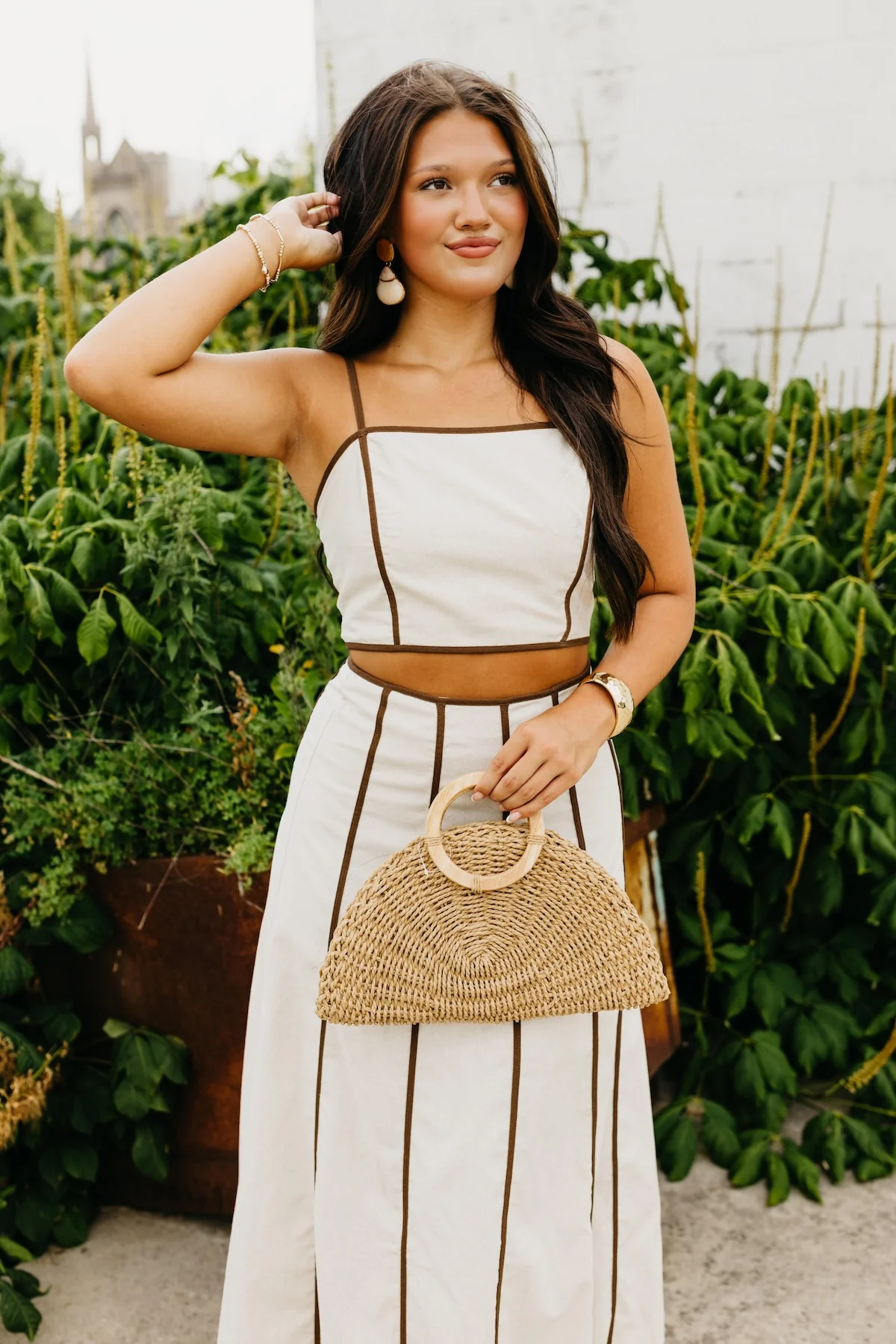 The Drake Linen Binding Crop Top - Image 4