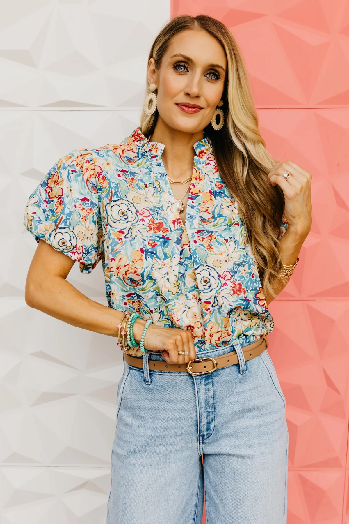 The Edgar Puff Sleeve Blouse - Image 4
