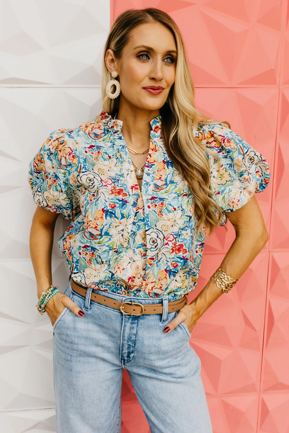 The Edgar Puff Sleeve Blouse - Image 6