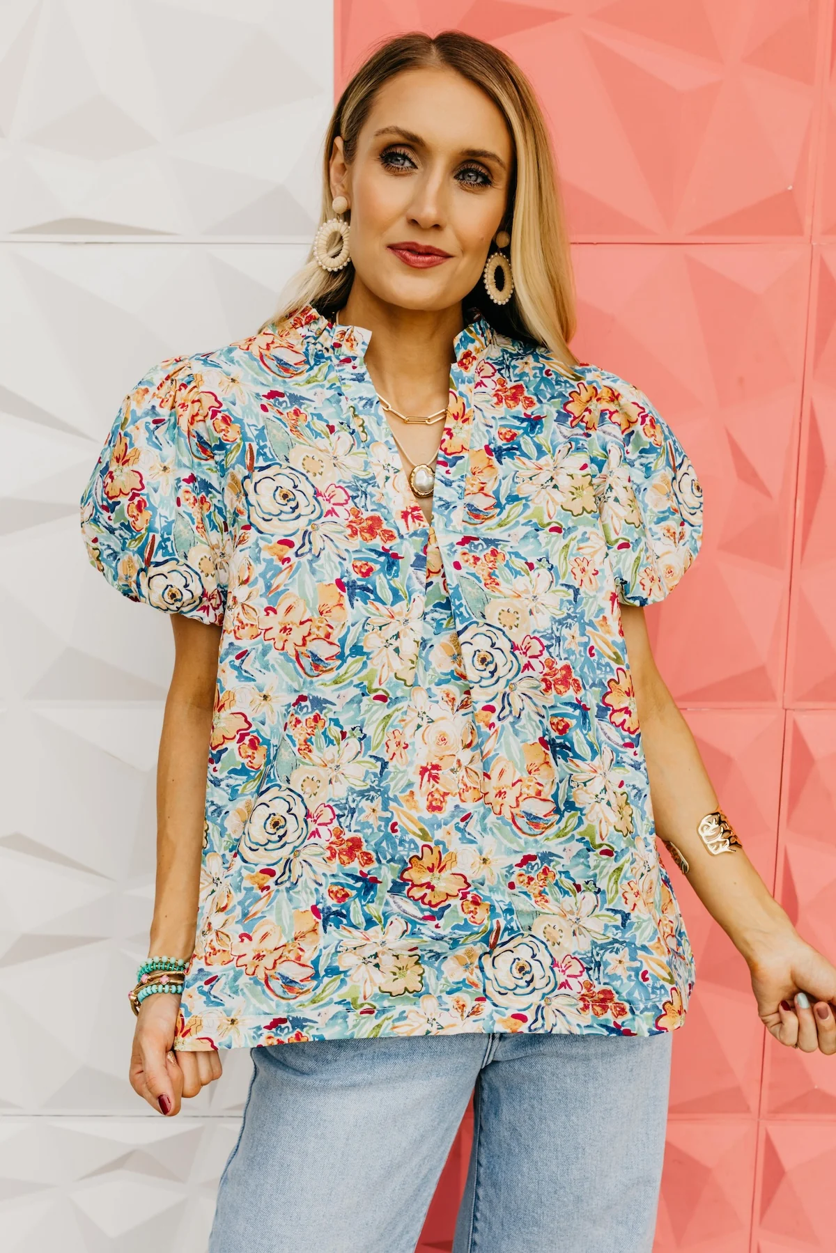 The Edgar Puff Sleeve Blouse - Image 7