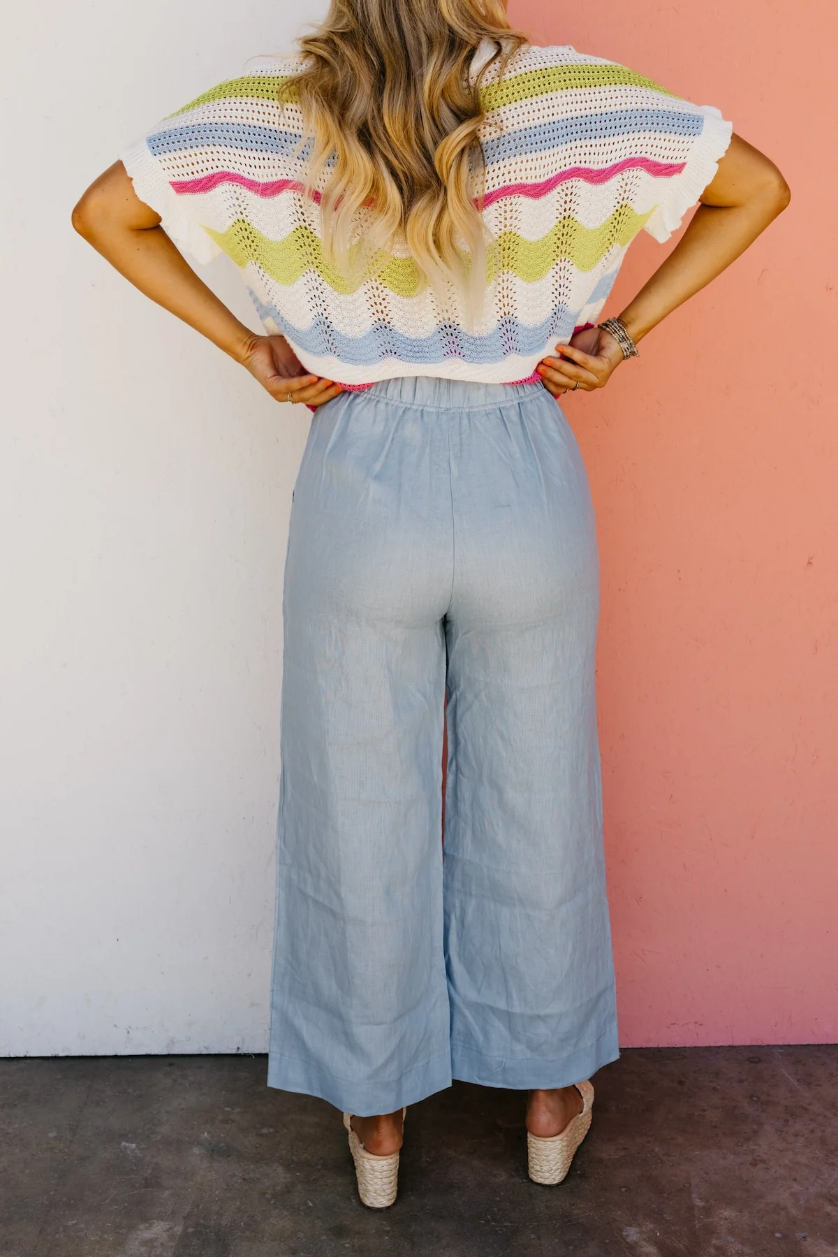 The Emberly Double Button Linen Pants - Image 5